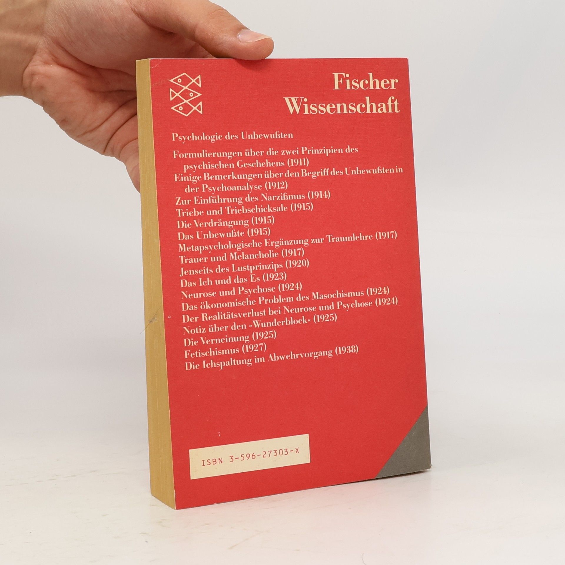 Sigmund Freud Studienausgabe: Psychologie des Unbewussten. Band III.