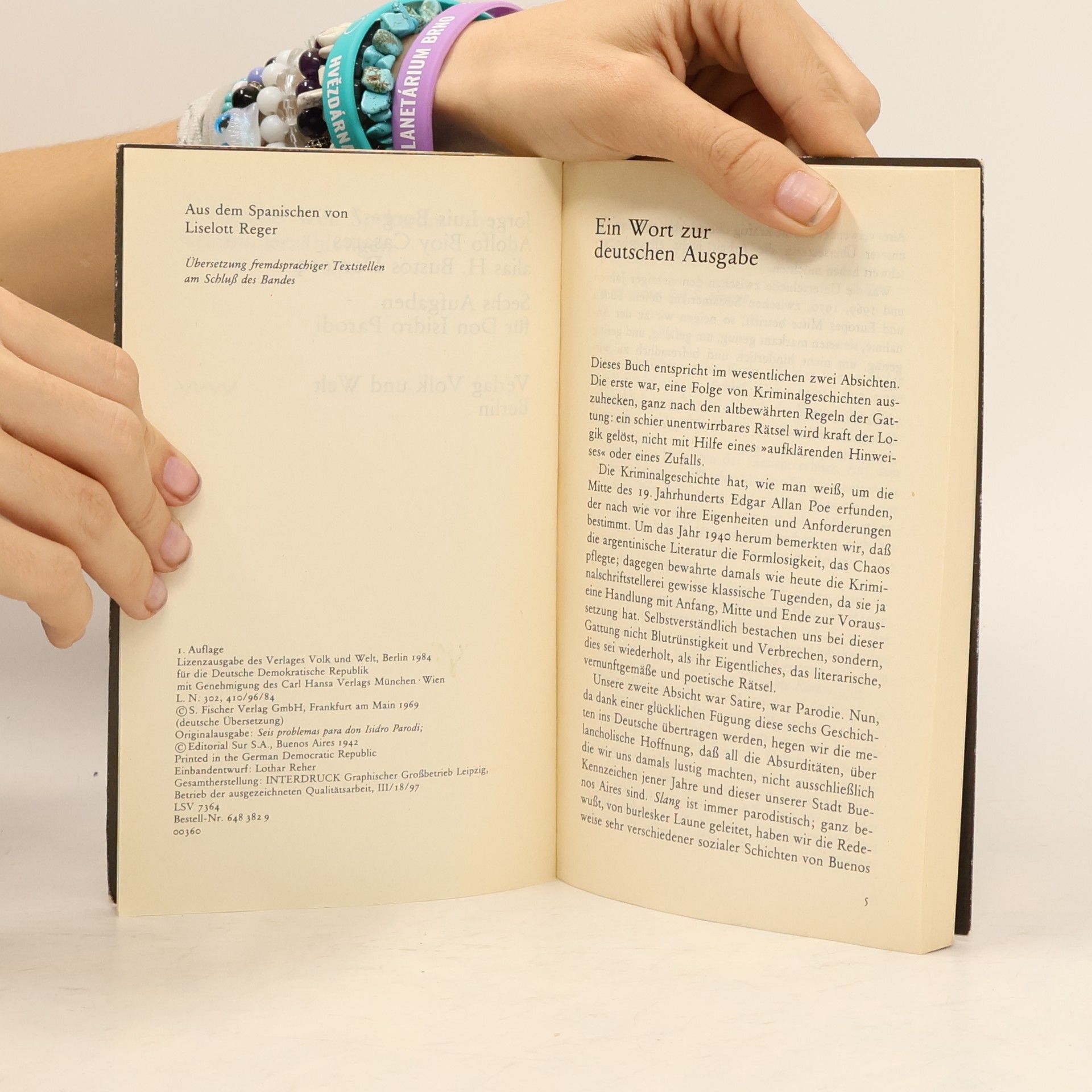 Jorge Luis Borges Sechs Aufgaben für Don Isidro Parodi