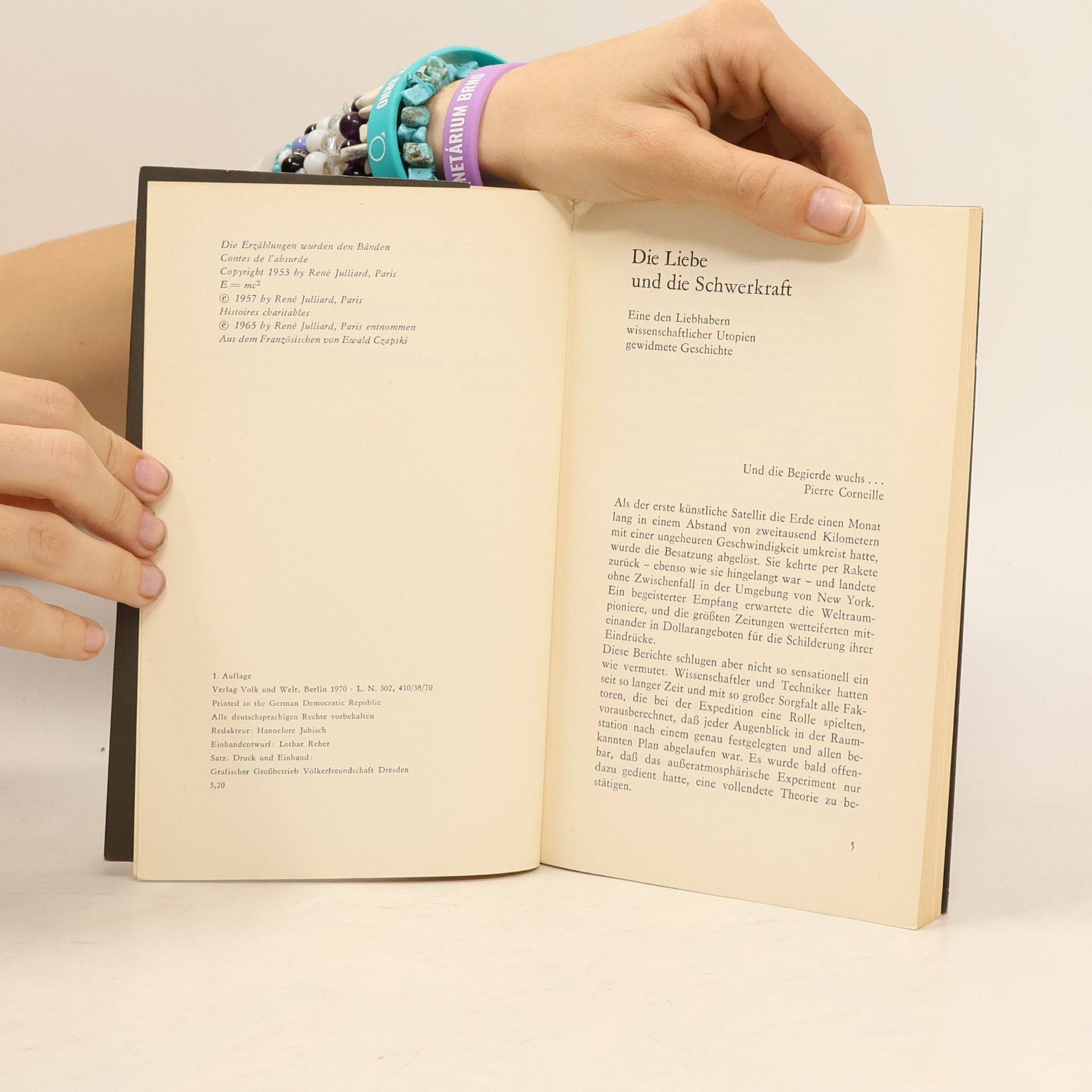Piere Boulle Die Liebe und die Schwerkraft
