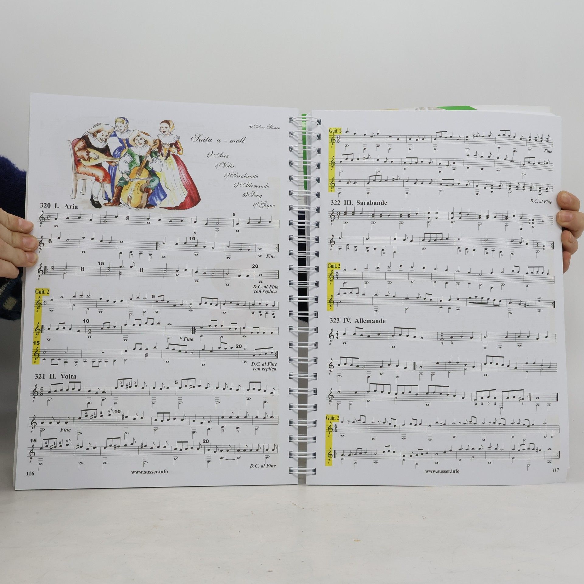 Ctibor Süsser Cvičení a skladby pro začátečníky op. 1. Dueta, lidové písně, koledy, akordy