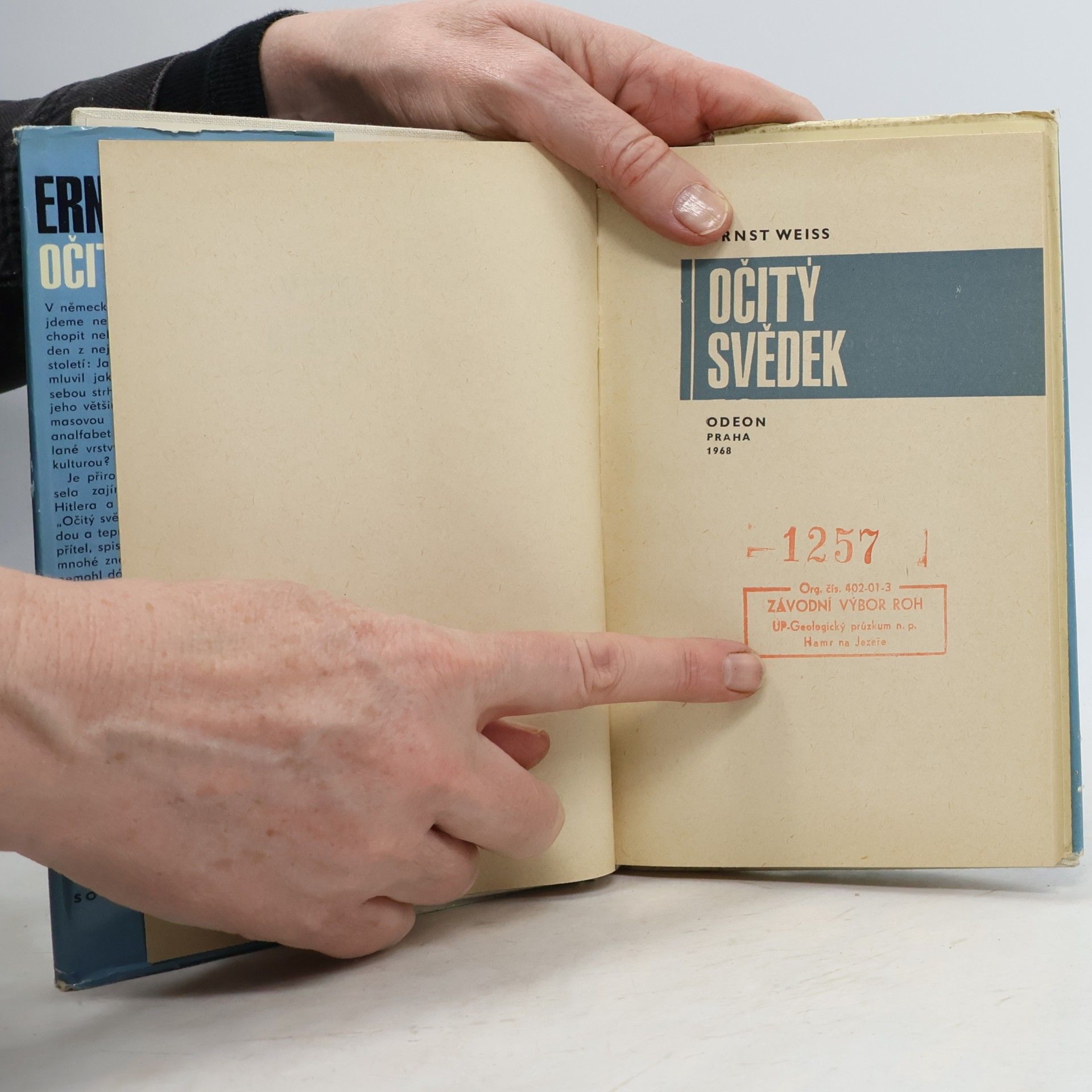 Ernst Weiß Očitý svědek