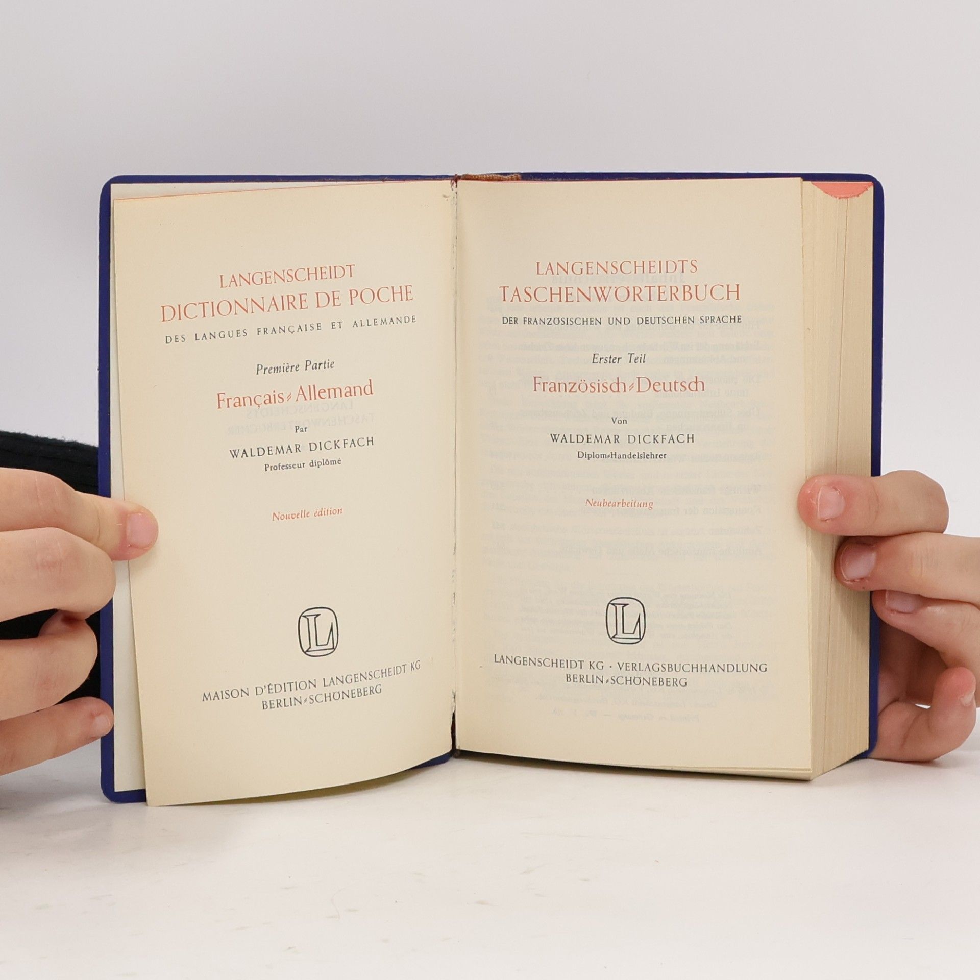 Various authors Langenscheidts Taschenwörterbücher. Erster Teil. Französisch-Deutsch
