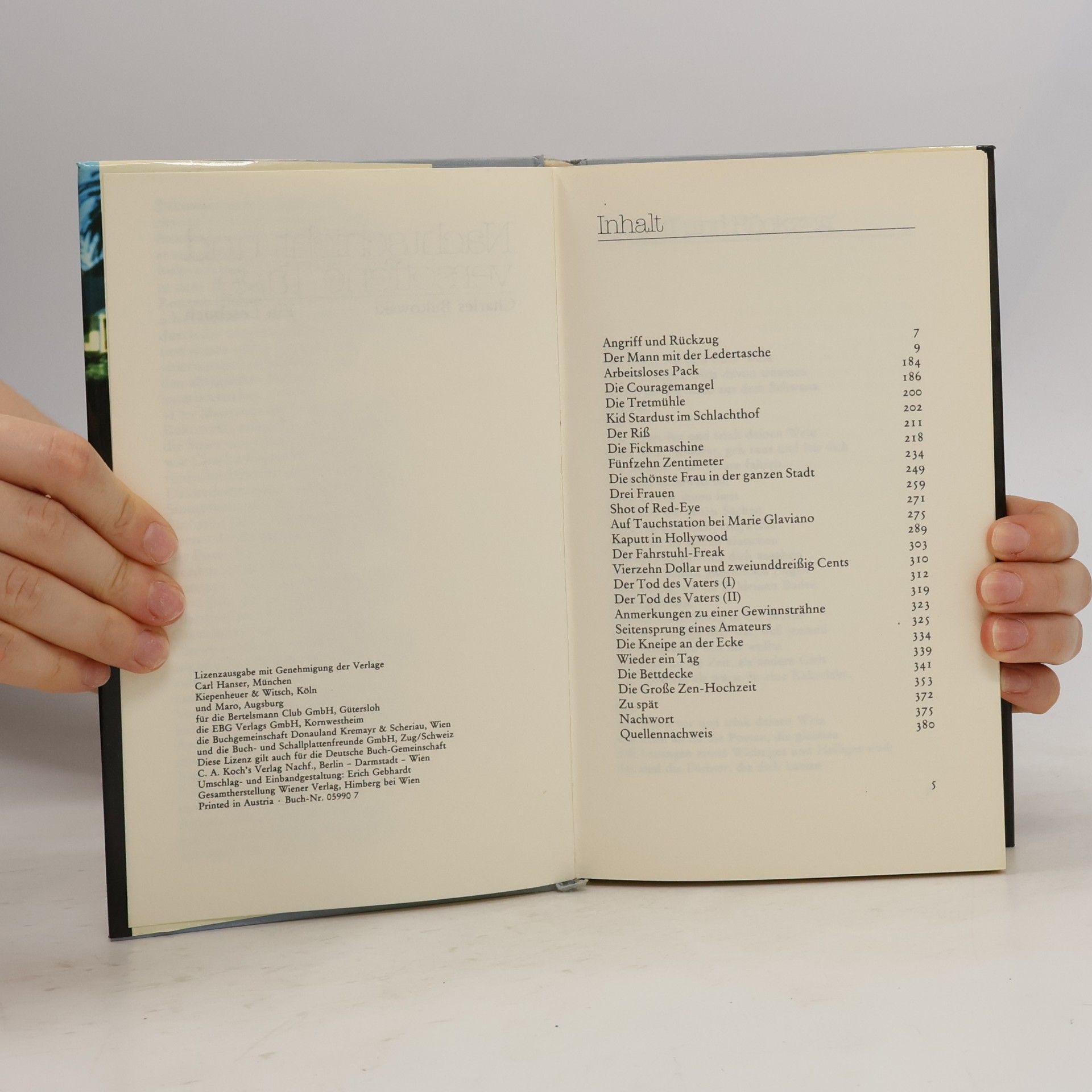 Charles Bukowski Nachtschicht und versoffene Tage