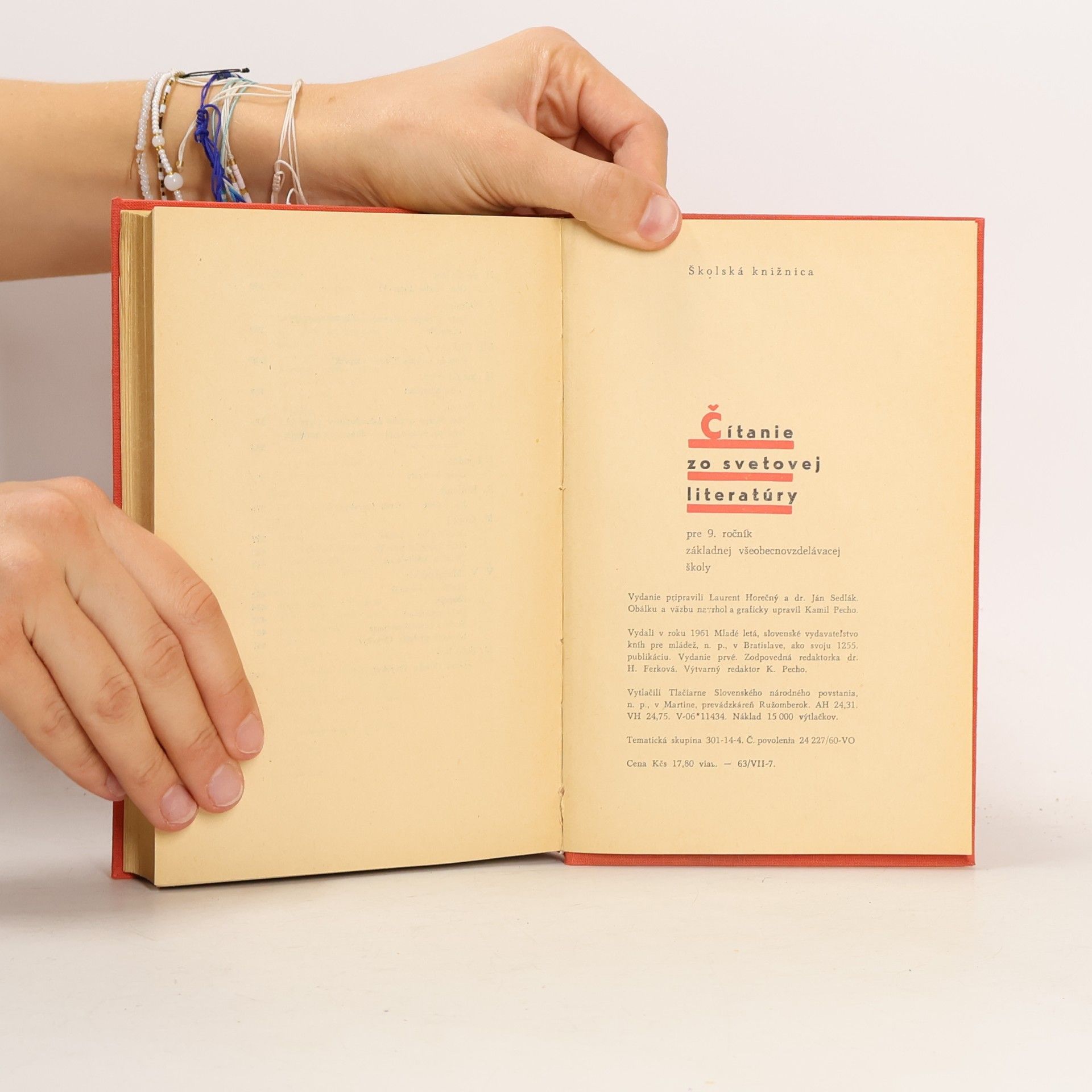 Jan Sedlák Čítanie zo svetovej literatúry
