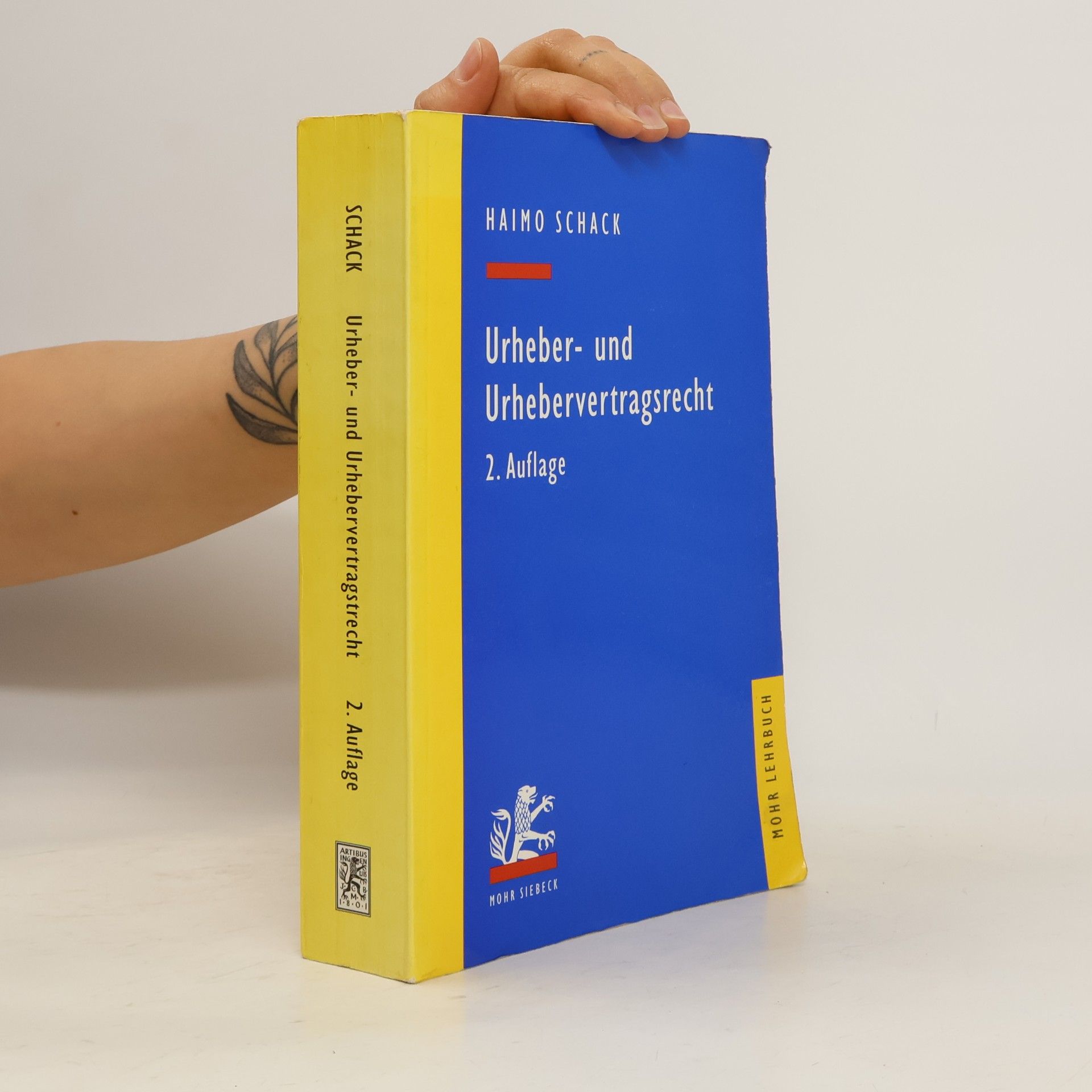 Haimo Schack Mohr Siebeck Lehrbuch: Urheber- und Urhebervertragsrecht