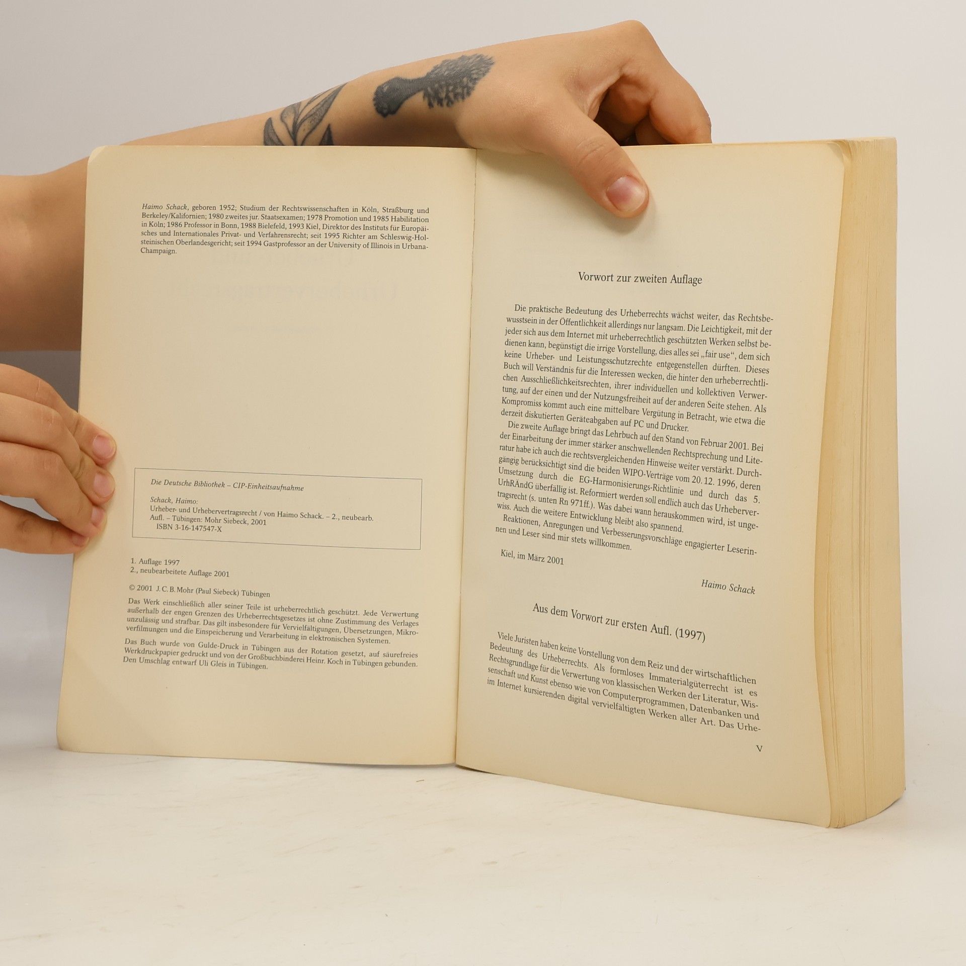 Haimo Schack Mohr Siebeck Lehrbuch: Urheber- und Urhebervertragsrecht