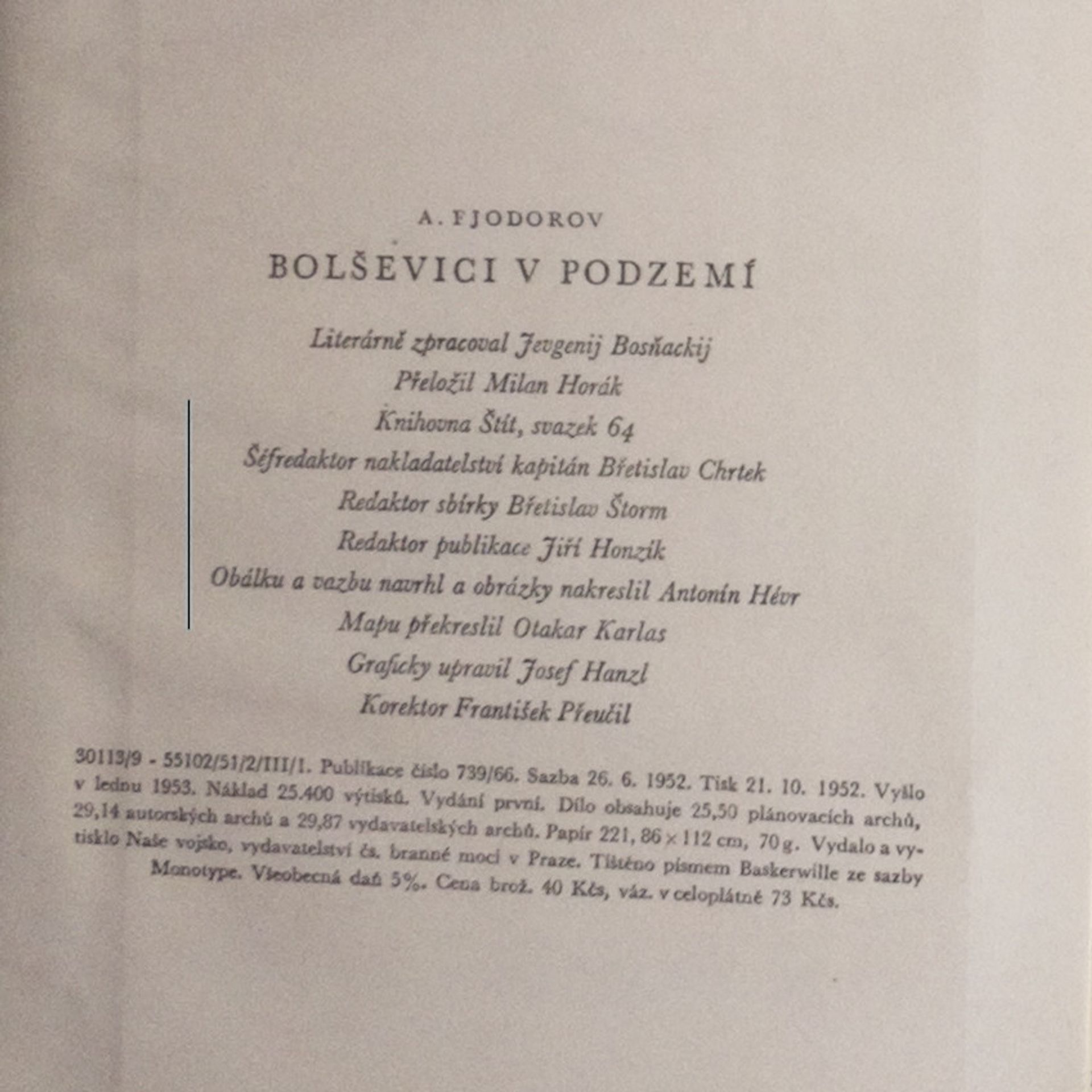 Aleksej Fedorovič Fedorov Bolševici v podzemí