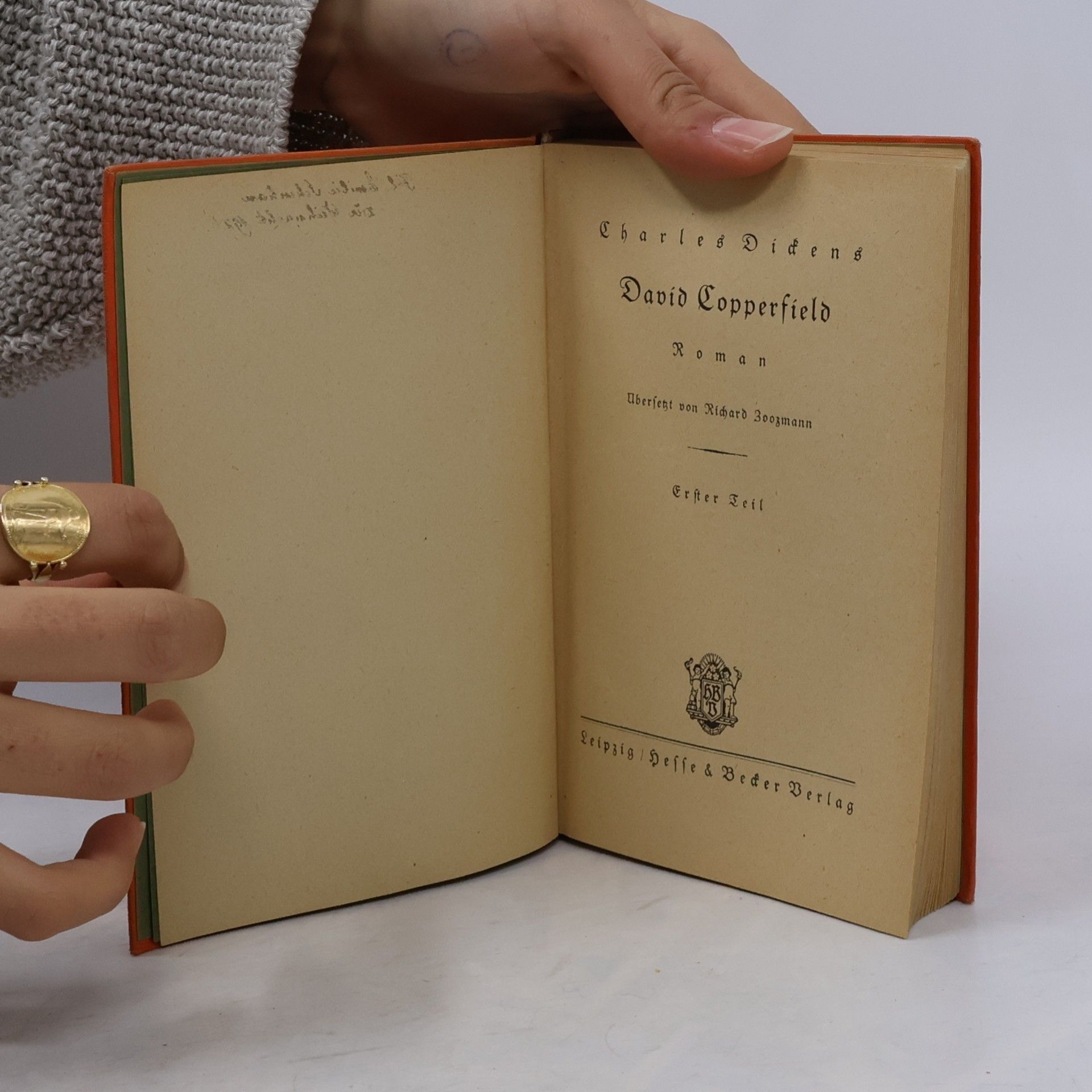 Charles Dickens David Copperfield I.