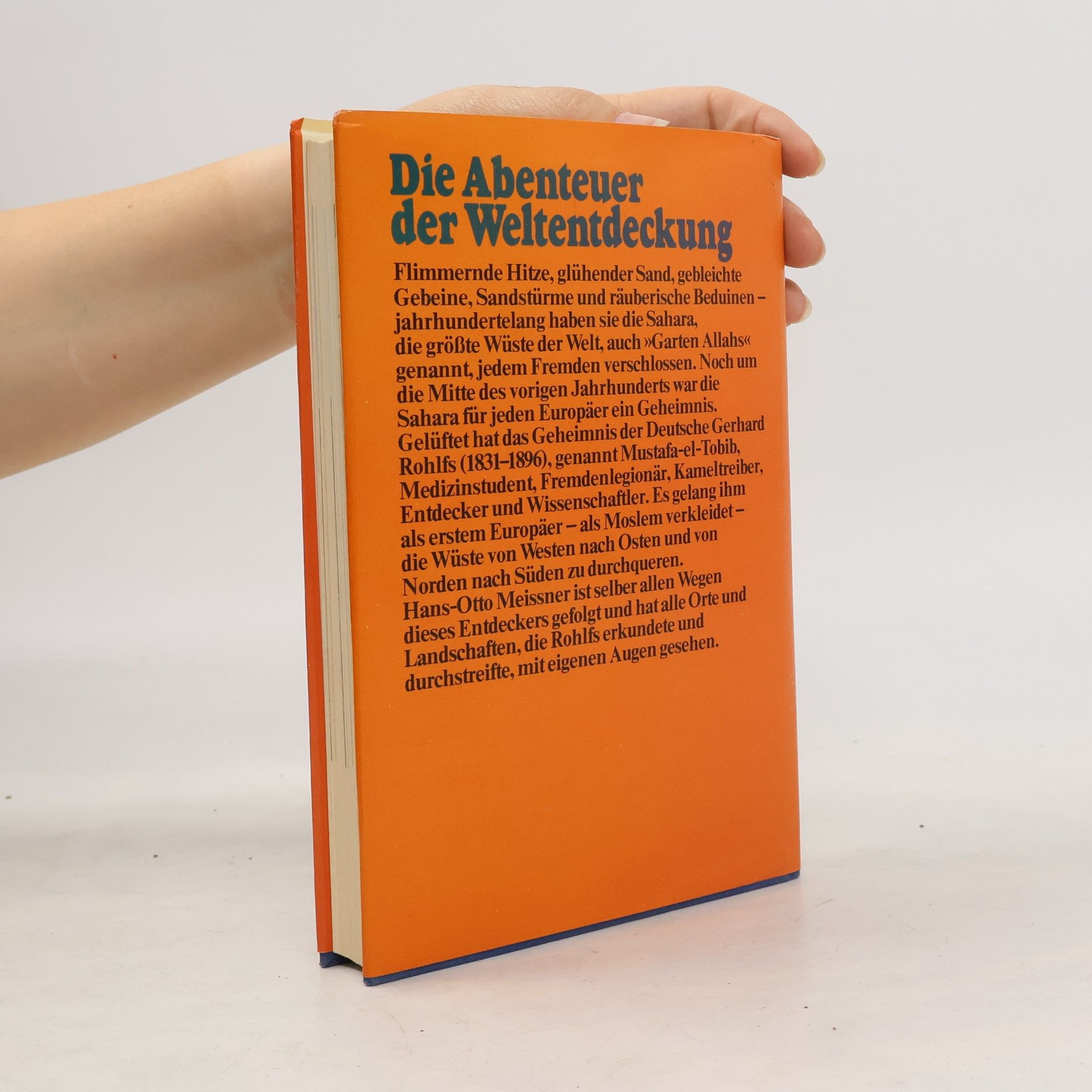 Hans-Otto Meissner Durch die sengende Glut der Sahara