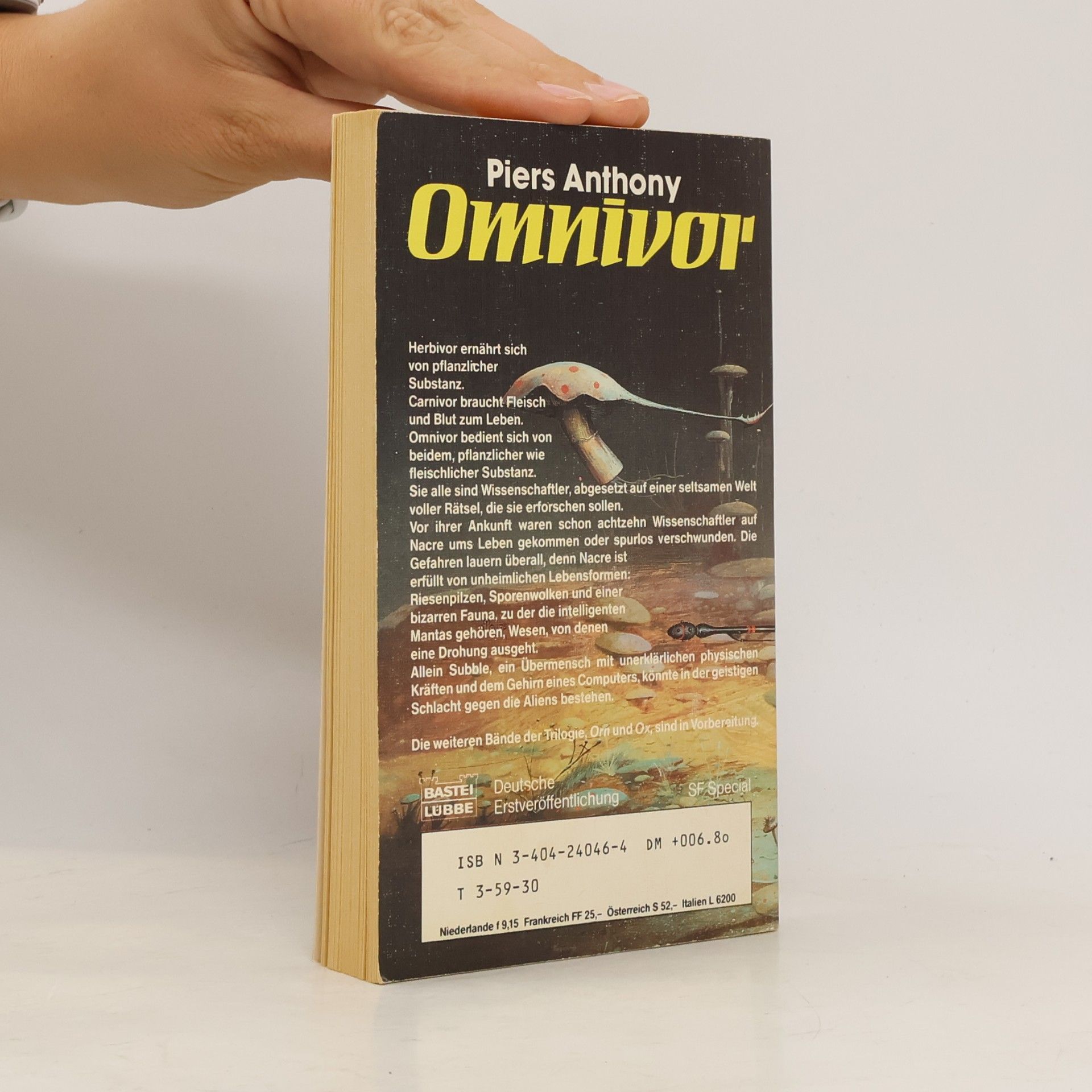 Piers Anthony Omnivor. Science Fiction Special