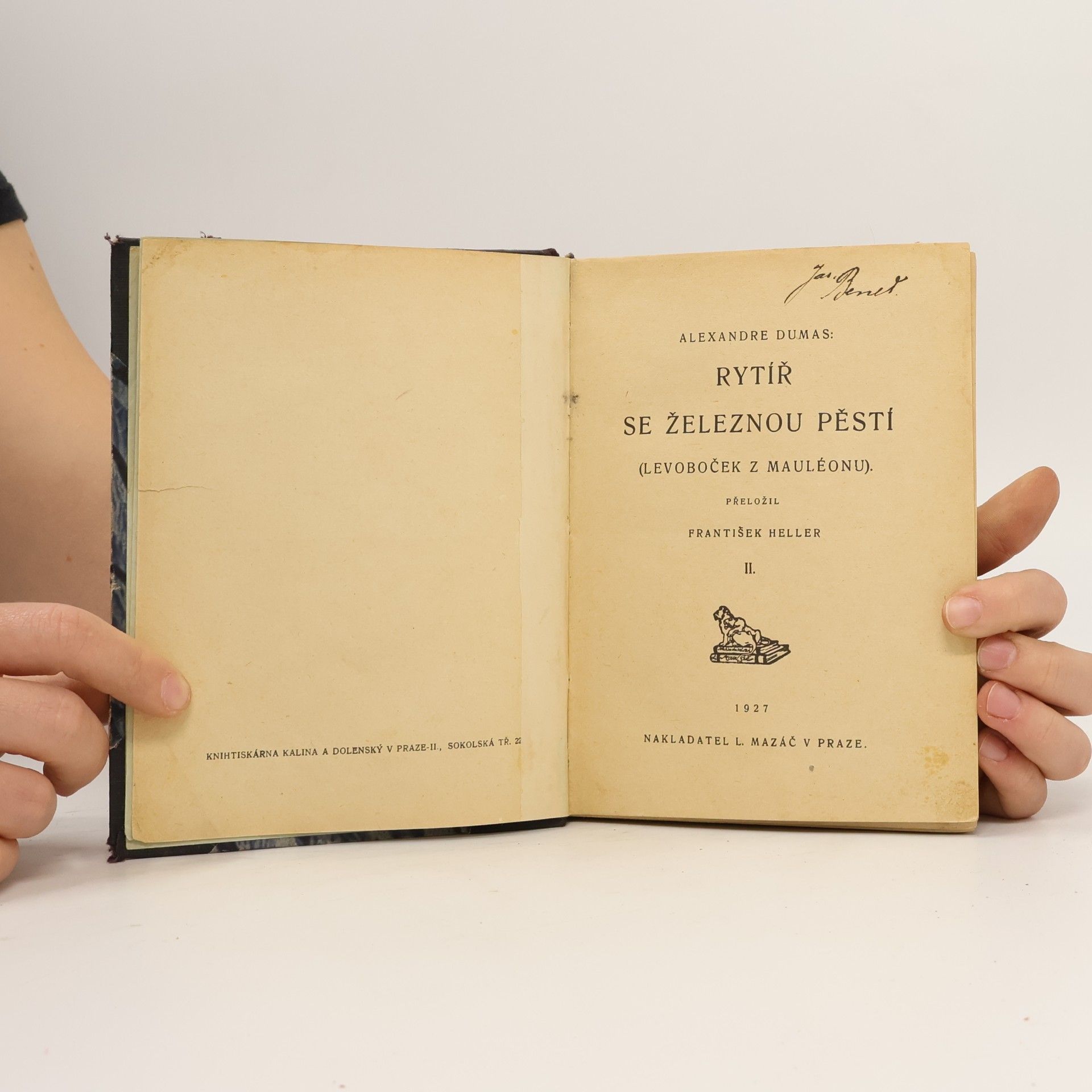 Alexandre Dumas der Ältere Rytíř se železnou pěstí II.