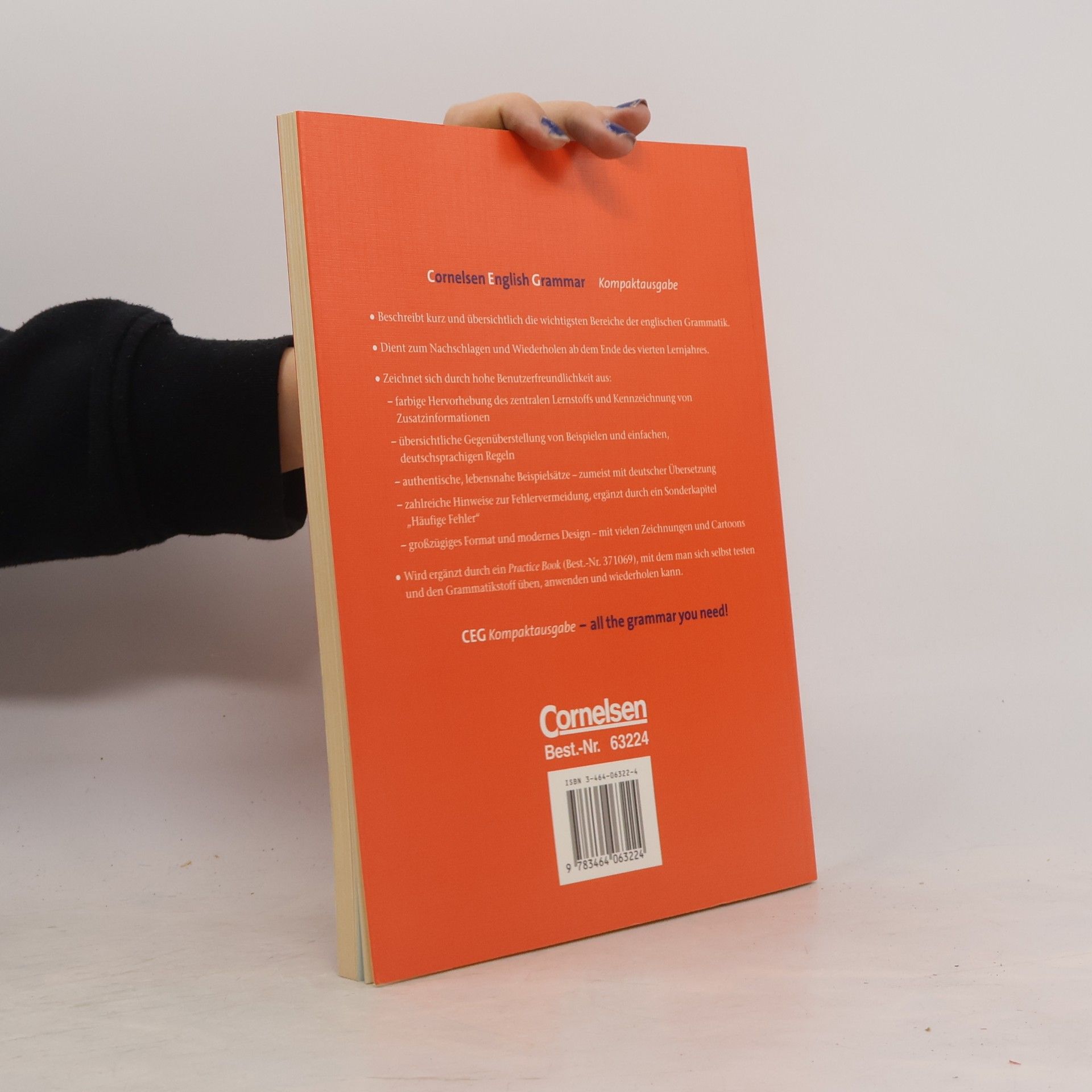 Erich Fleischhack Cornelsen English grammar. Kompaktausg