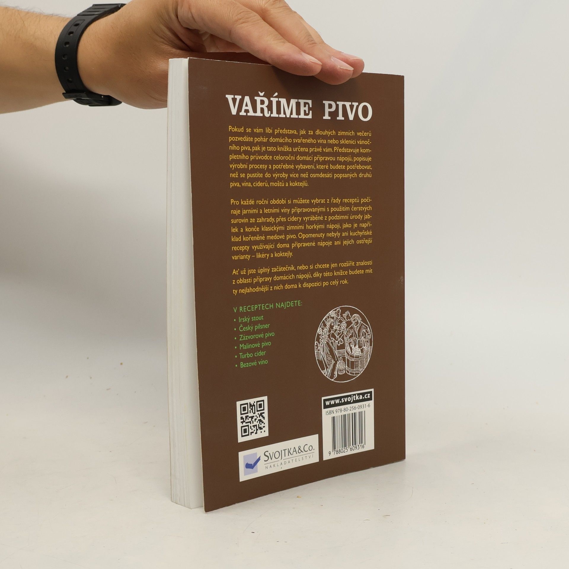 Jack Thompson Vaříme pivo : podrobný průvodce vařením piva, přípravou vína a cideru