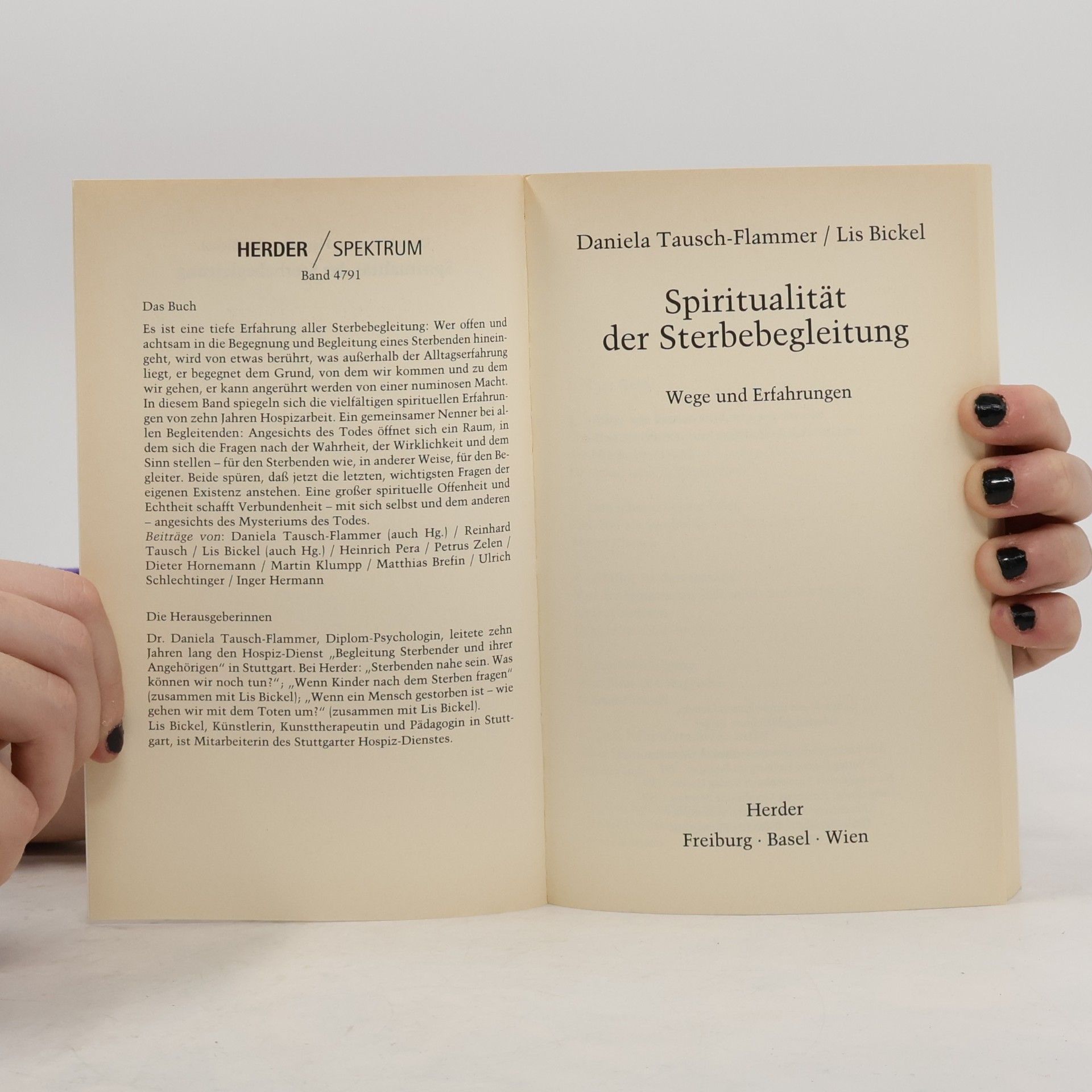 Daniela Tausch Spiritualität der Sterbebegleitung
