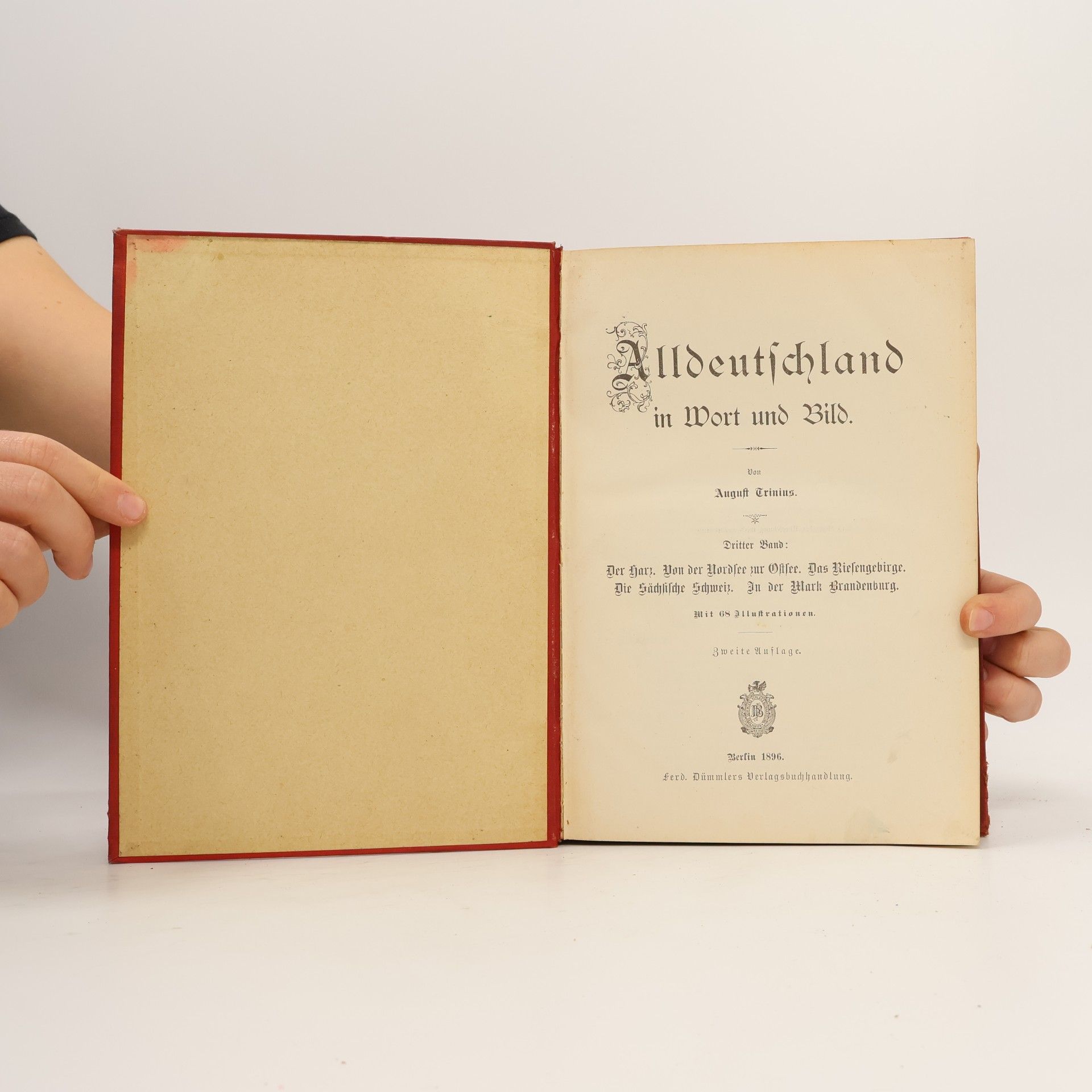 August Trinius Alldeutschland in Wort und Bild. Band 3