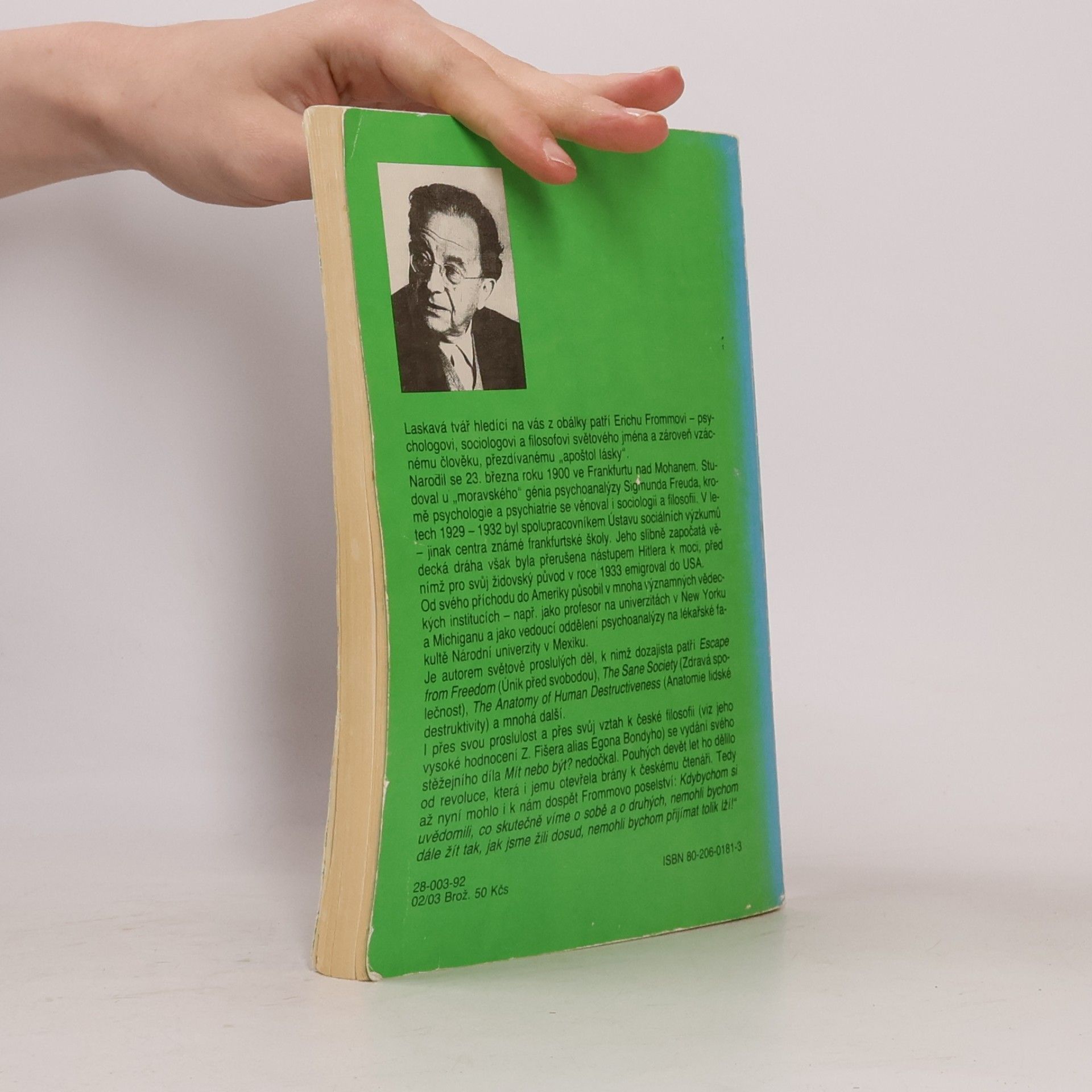 Erich Fromm Mít nebo být?