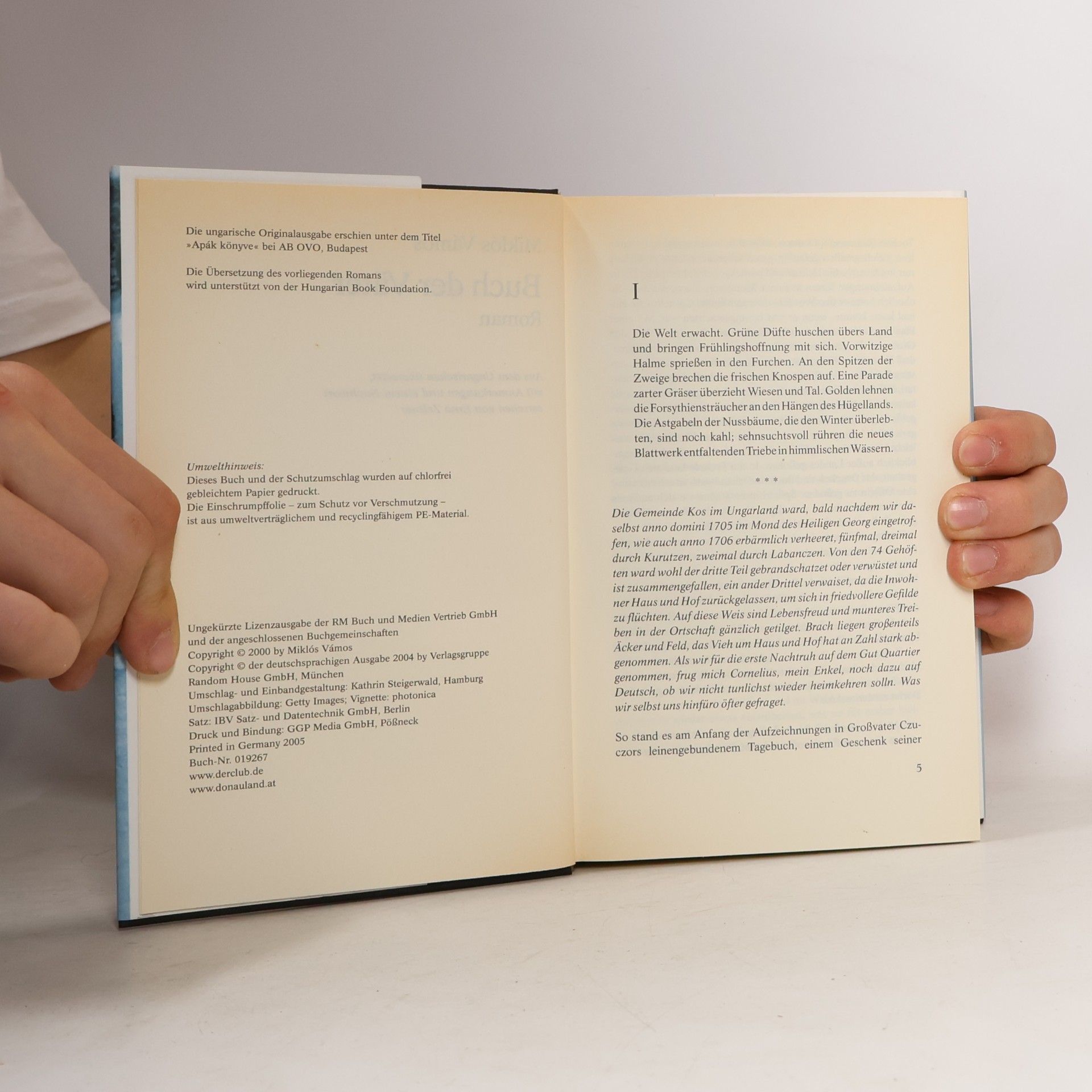 Miklós Vámos Buch der Väter
