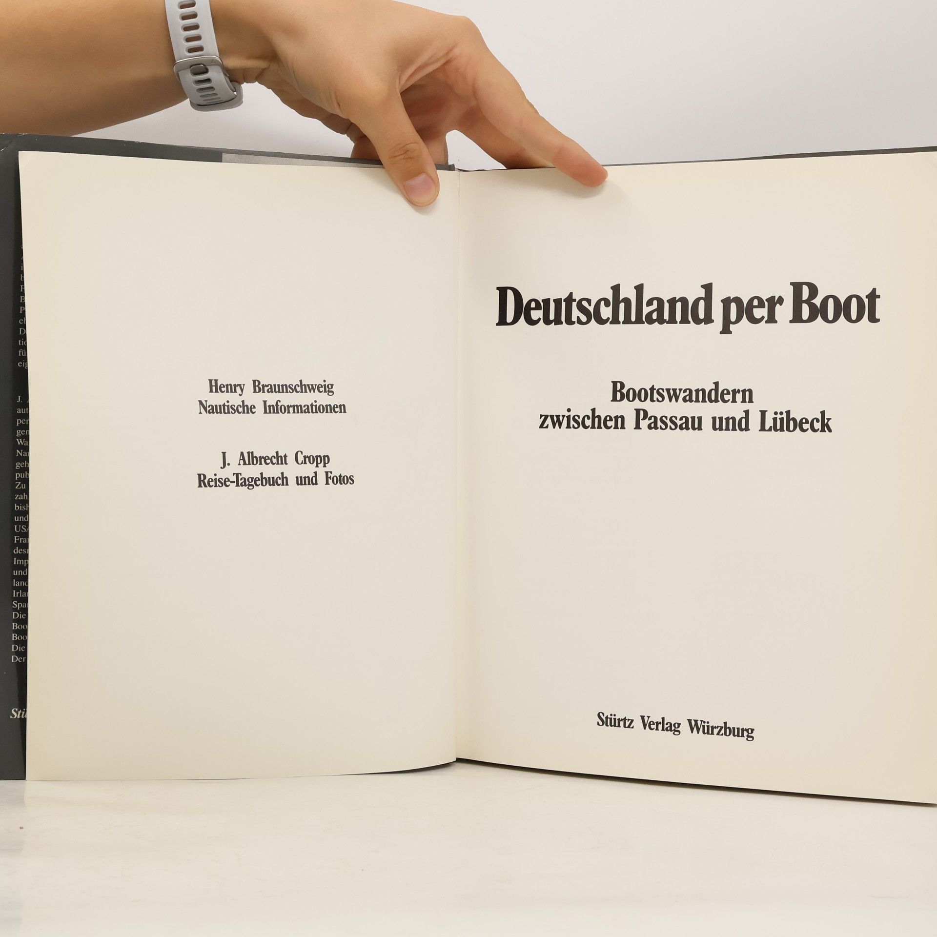 Albrecht J. Cropp Deutschland per Boot