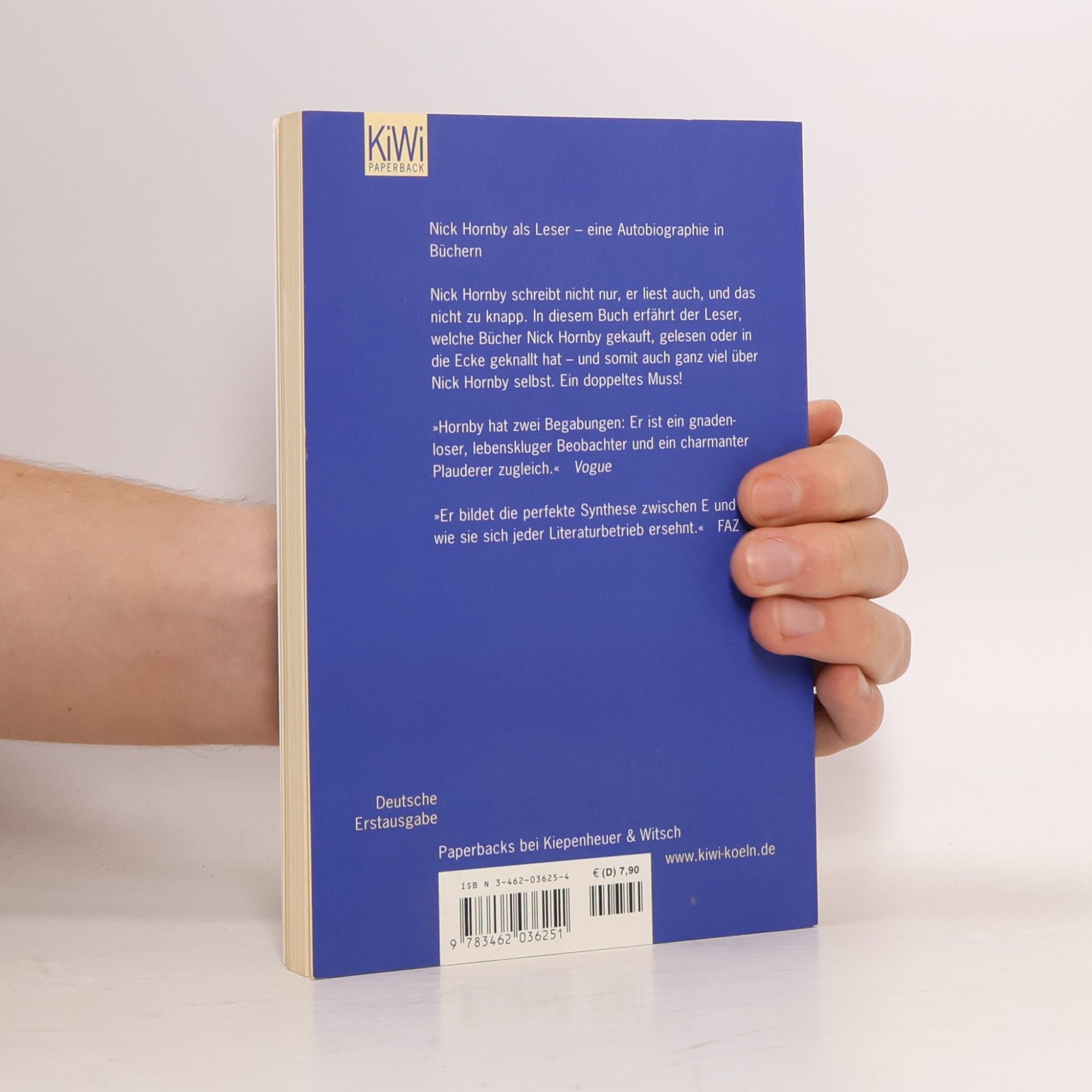 Nick Hornby Mein Leben als Leser