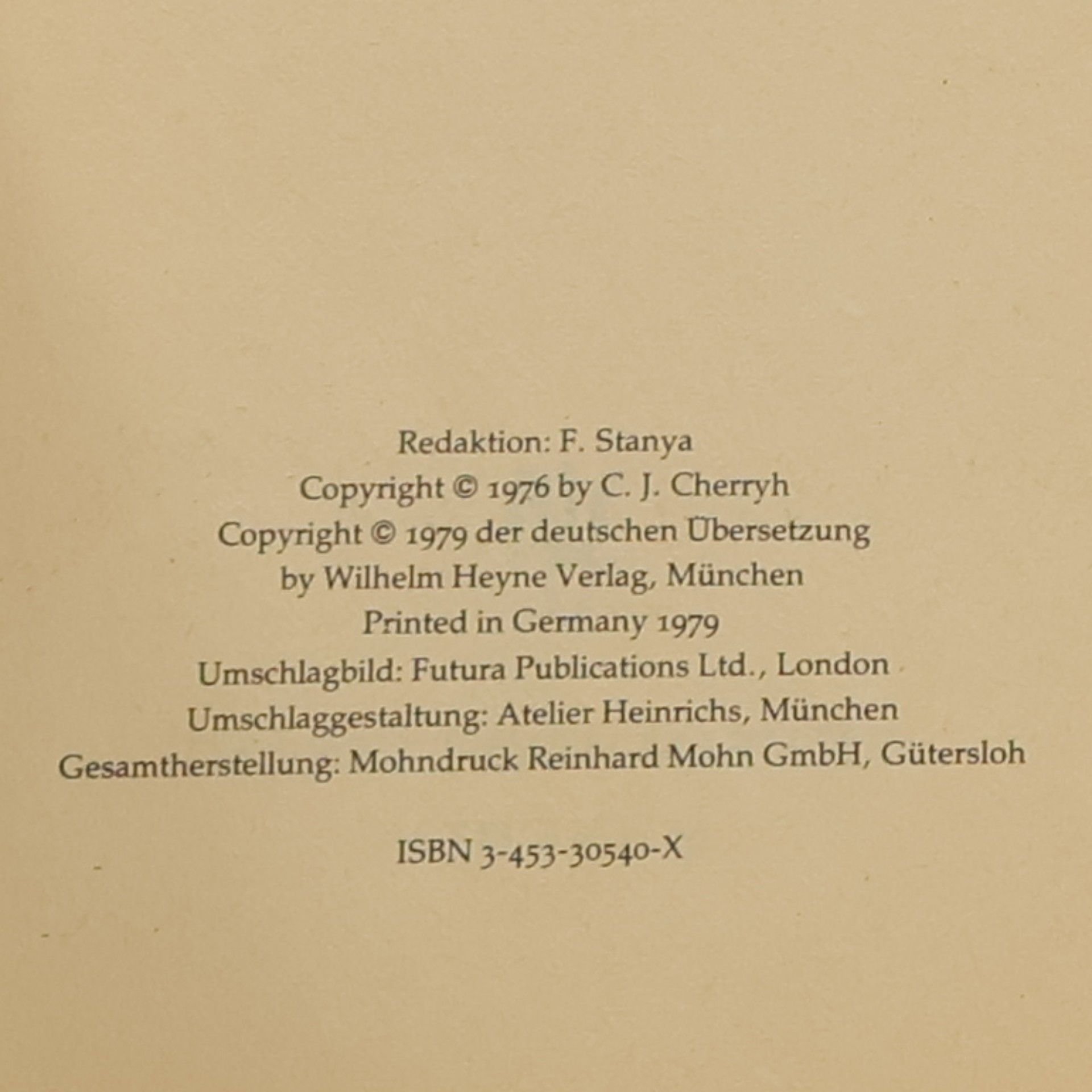 C. J. Cherryh Das Tor von Ivrel.