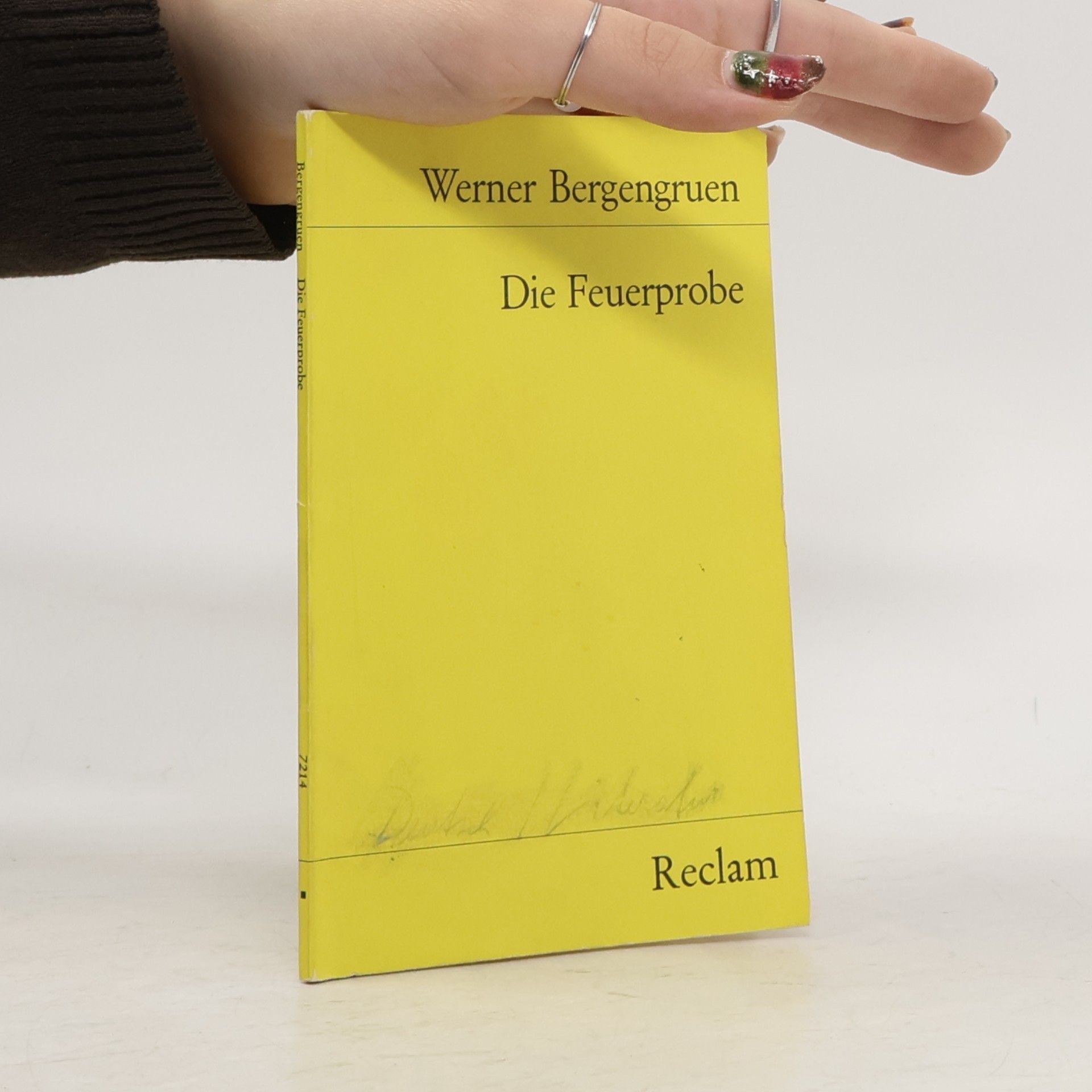 Werner Bergengruen Die Feuerprobe