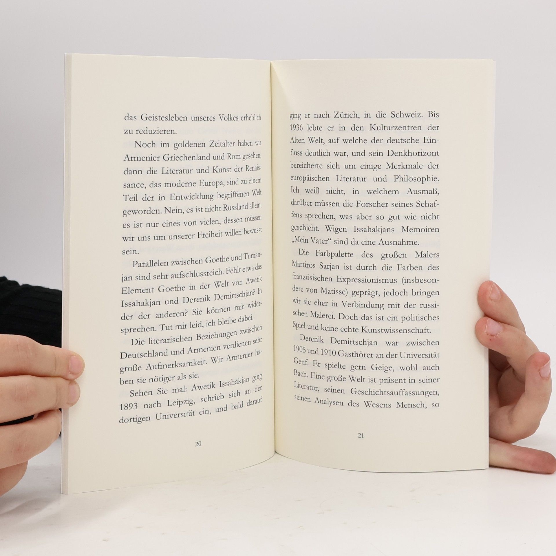 Norajr Adaljan Zwei Begegnungen mit Goethe