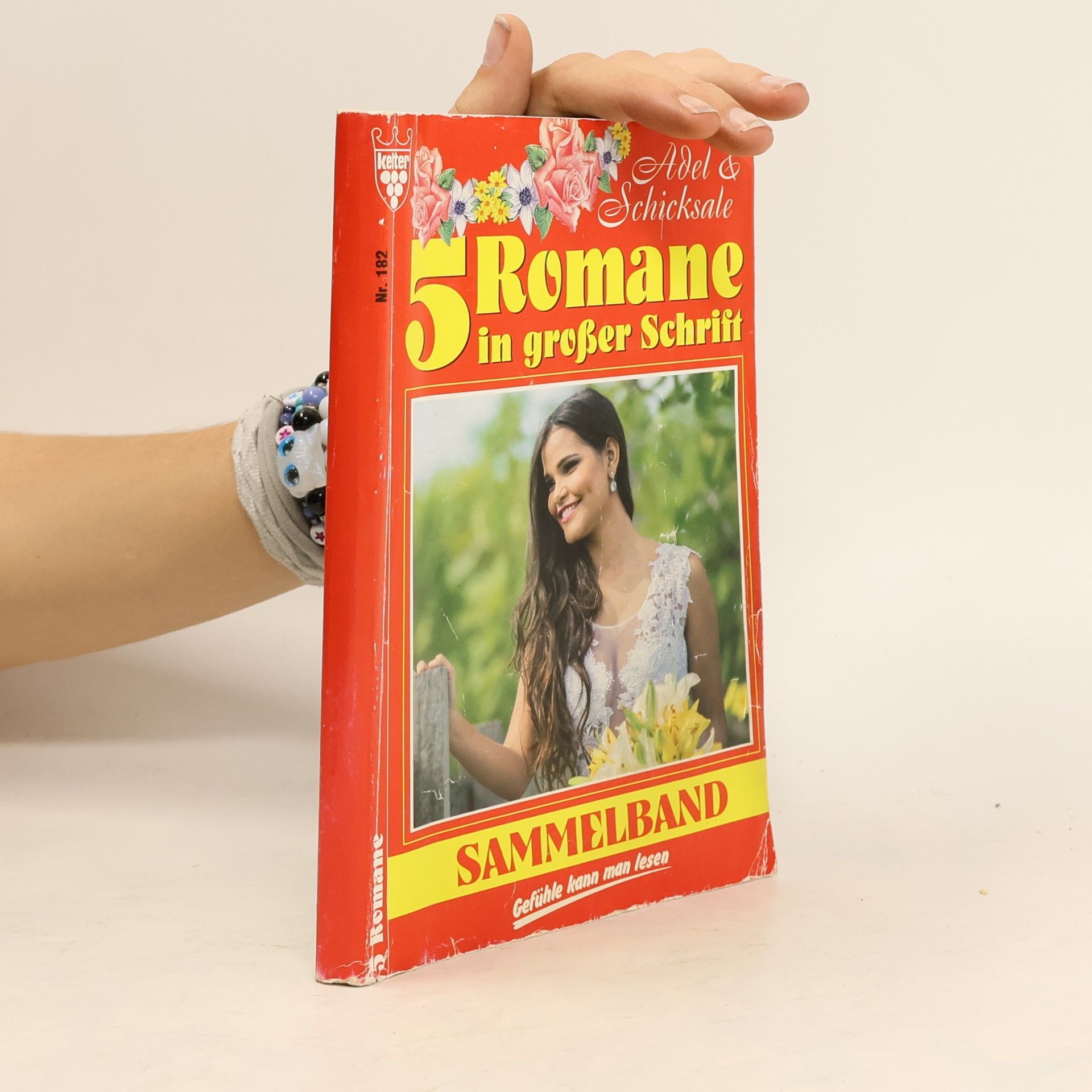 5 Romane in großer Schrift