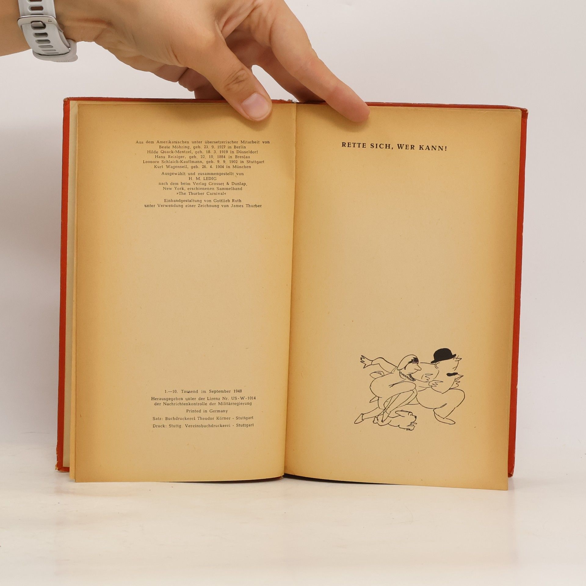 James Thurber Rette sich, wer kann!