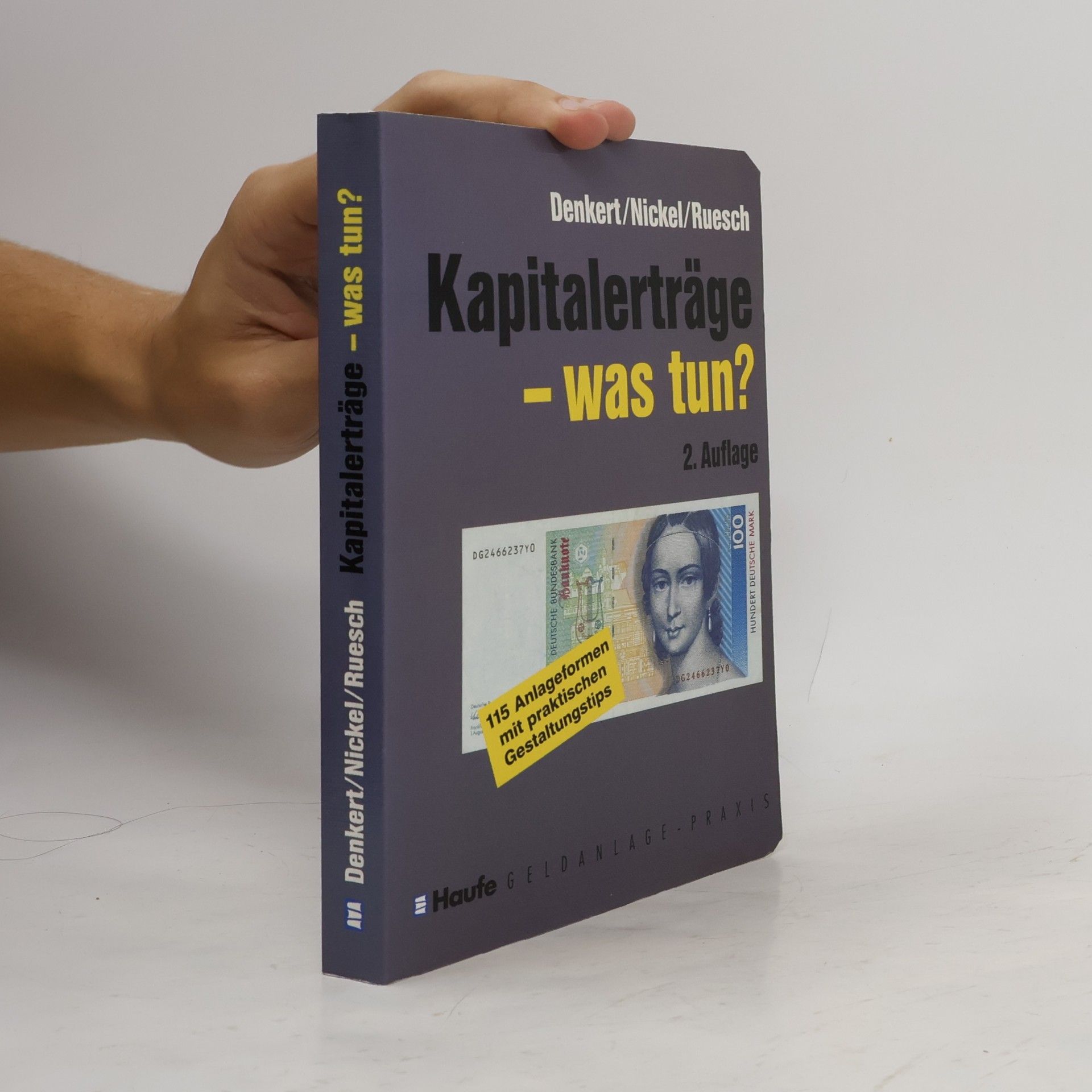 Manfred Denkert Kapitalerträge - was tun?