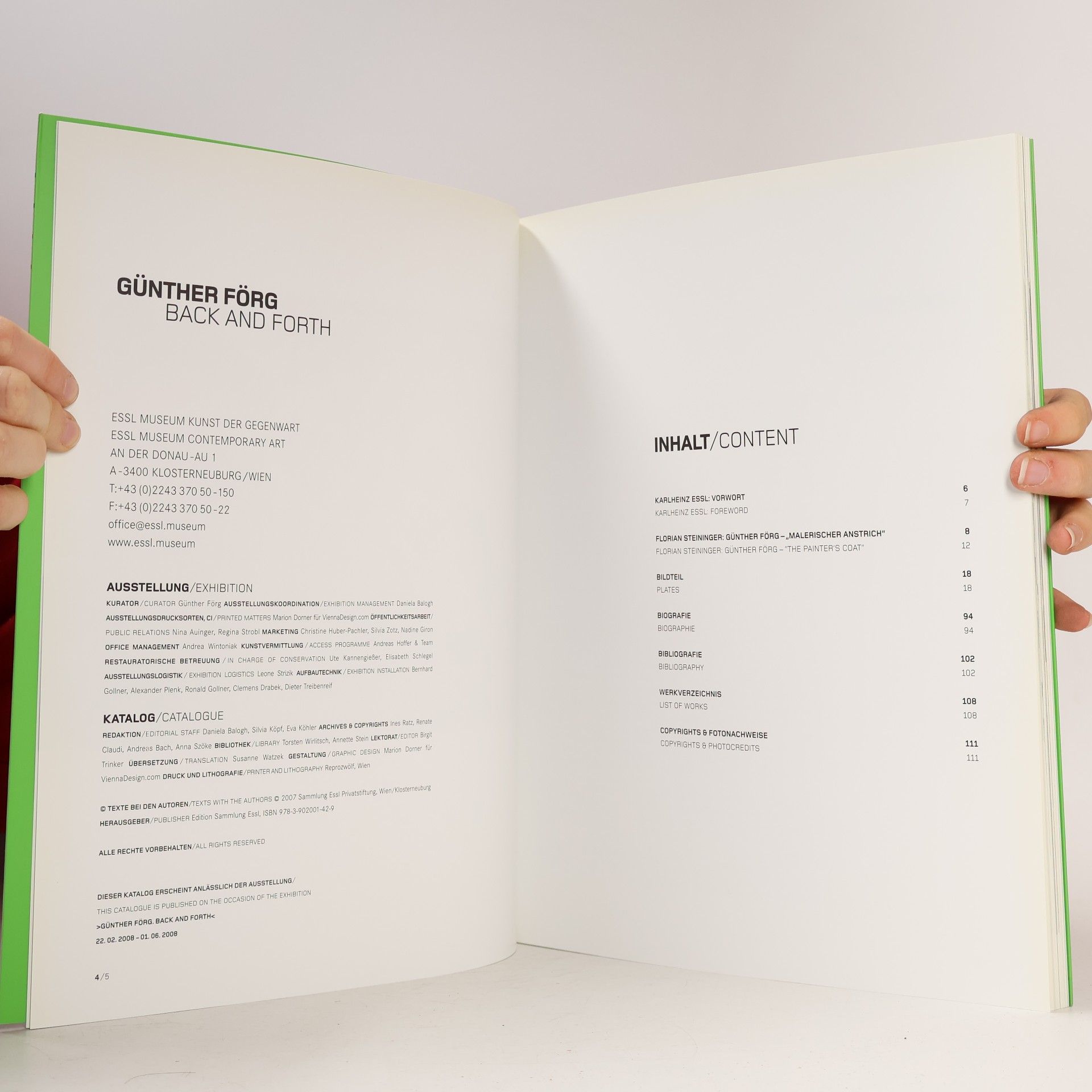 Various authors Günther Förg : back and forth