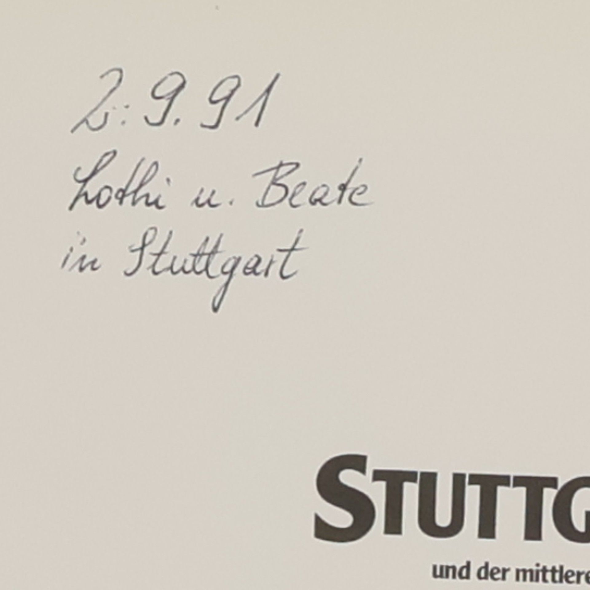 Gerd Dörr Stuttgart und der mittlere Neckar von Ludwigsburg bis Tübingen