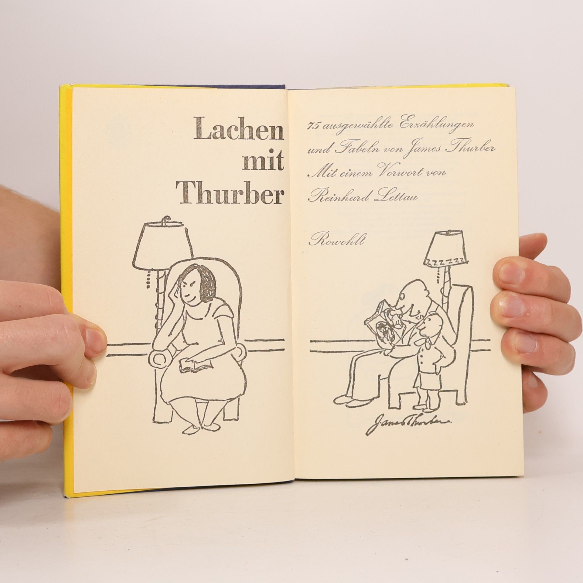 James Thurber Lachen mit Thurber