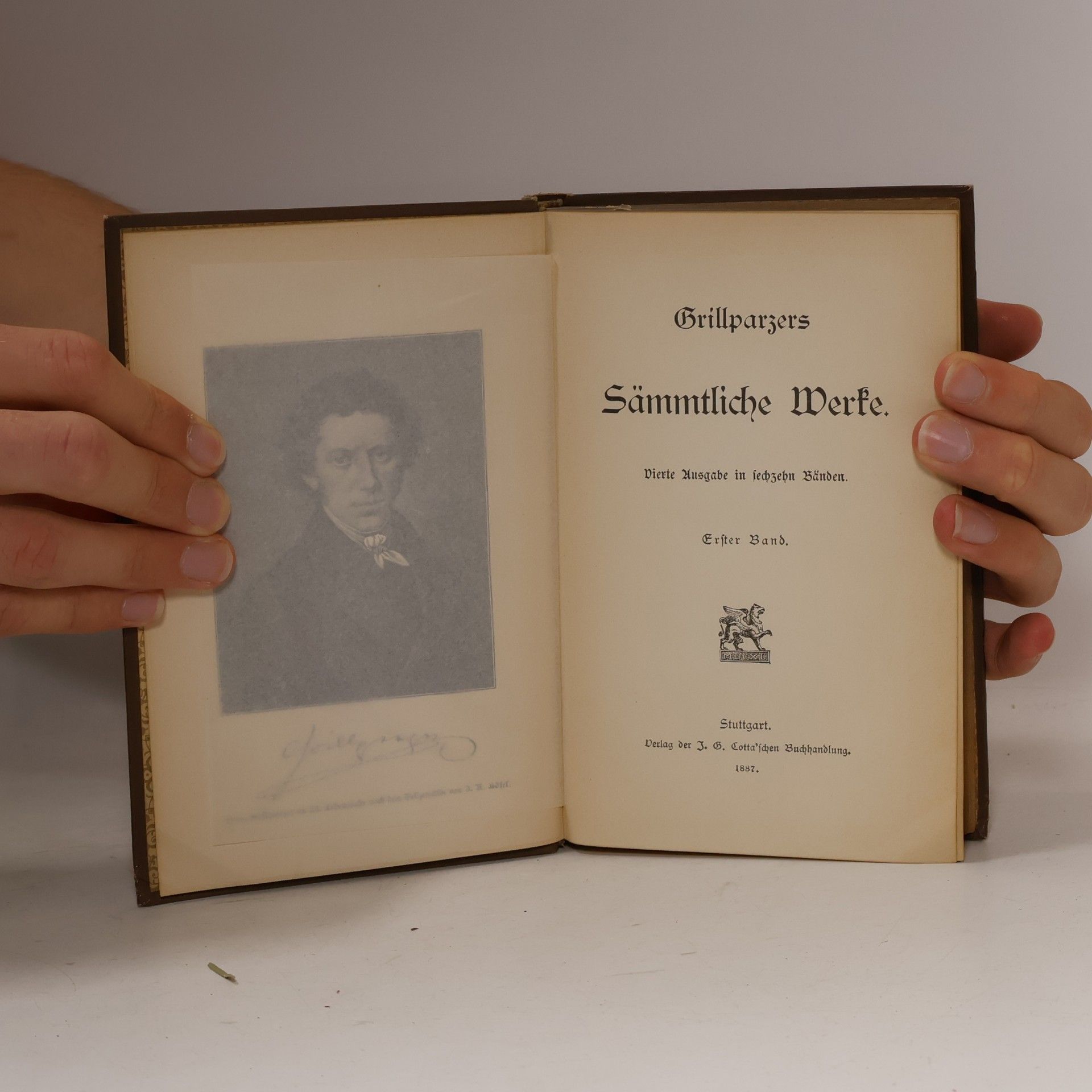 Franz Grillparzer Grillparzers Sämmtliche Werke 1.-2.