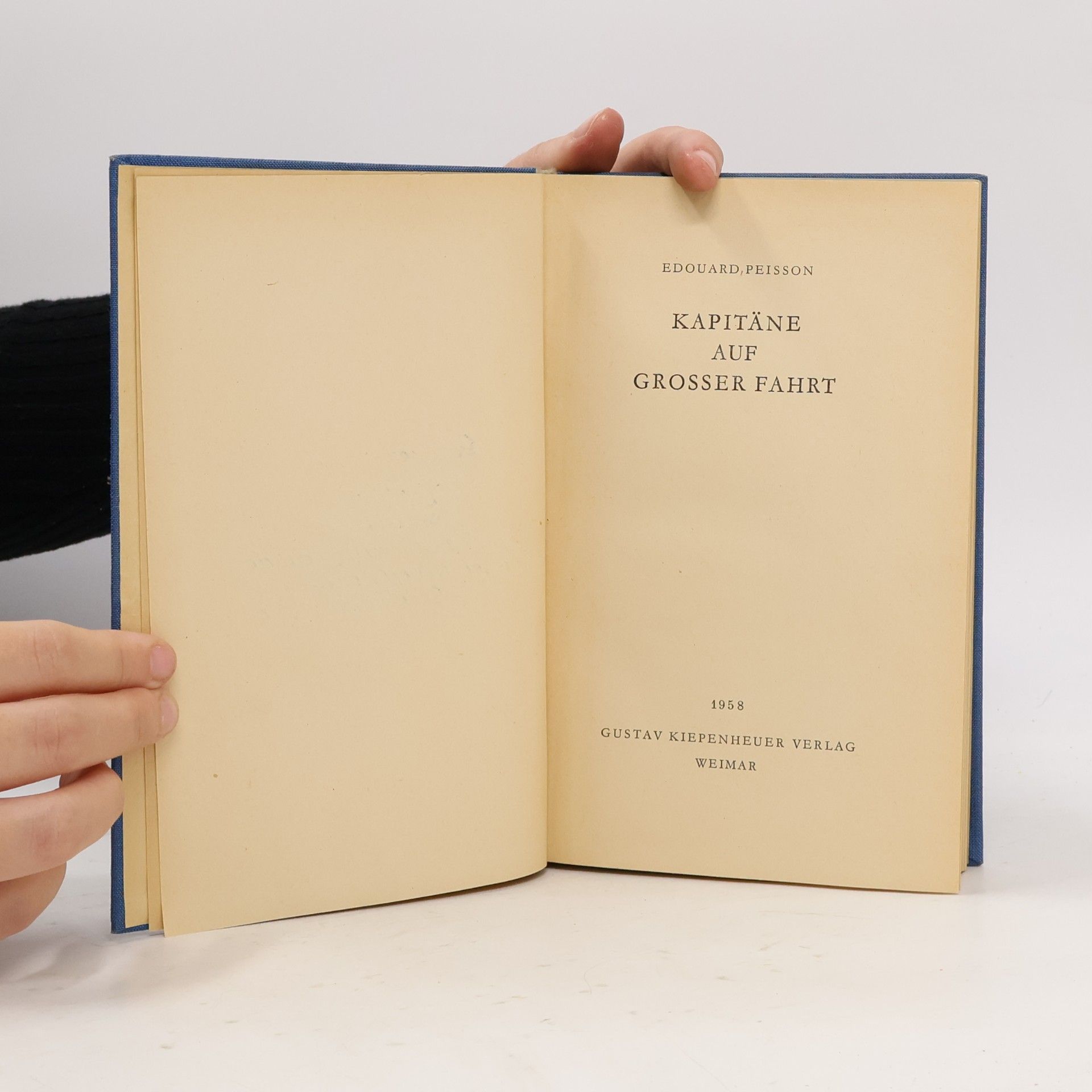 Édouard Peisson Kapitäne auf grosser Fahrt