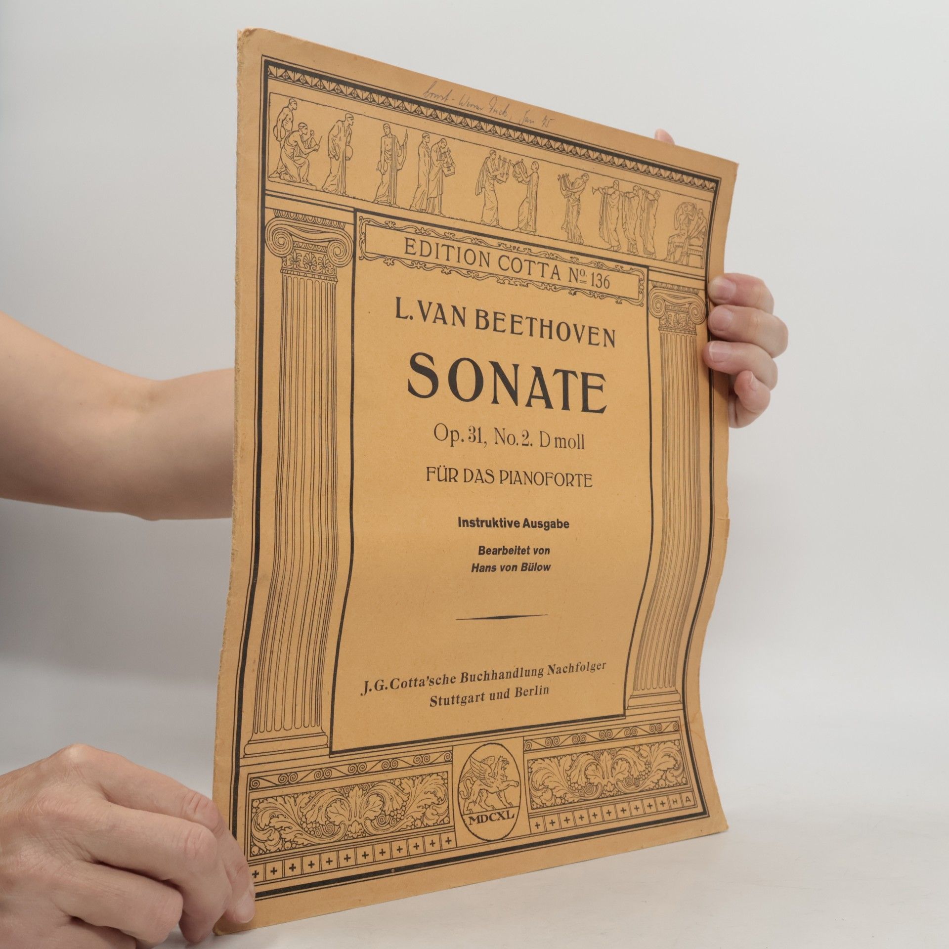 Ludwig van Beethoven Sonate für das Pianoforte