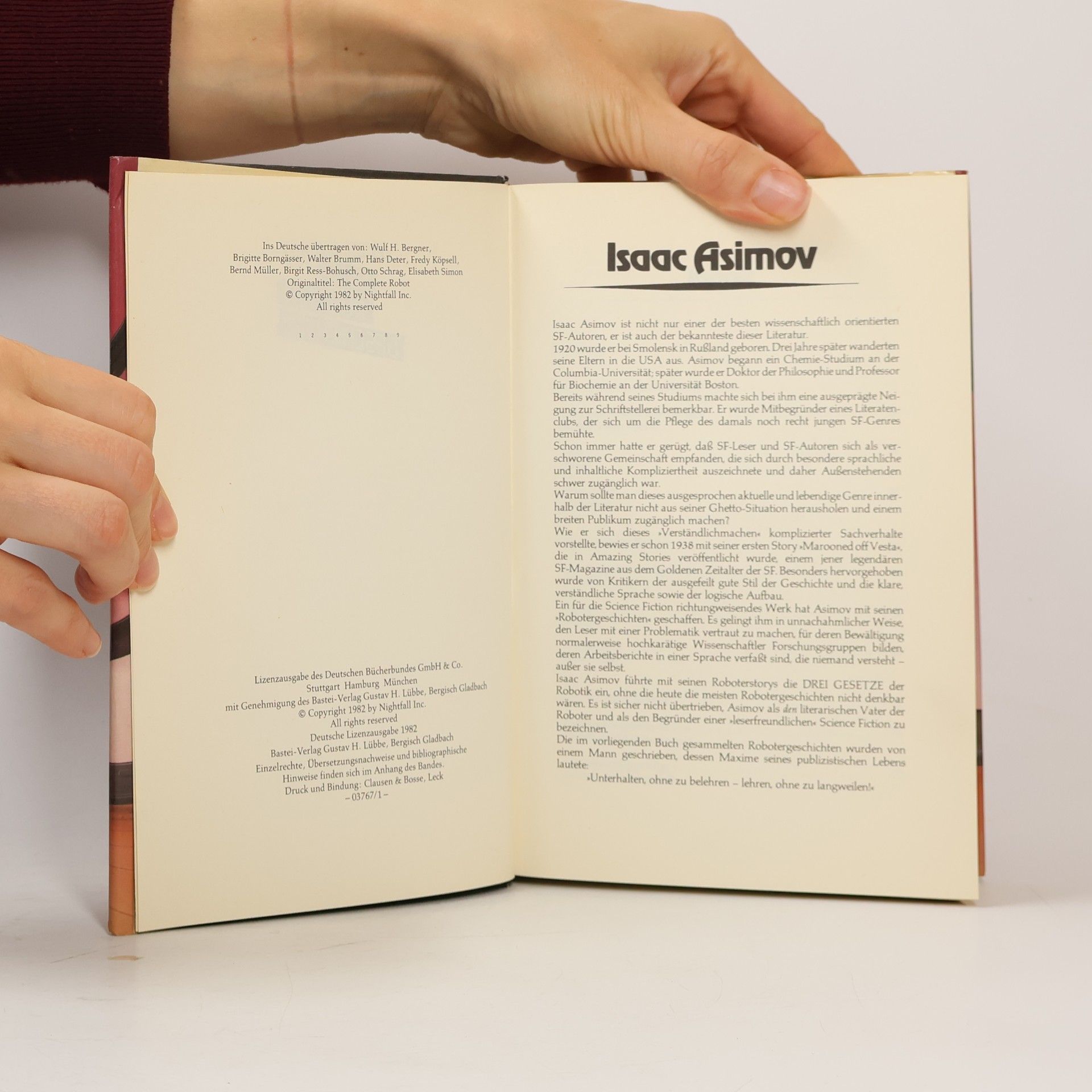 Isaac Asimov Alle Roboter-Geschichten