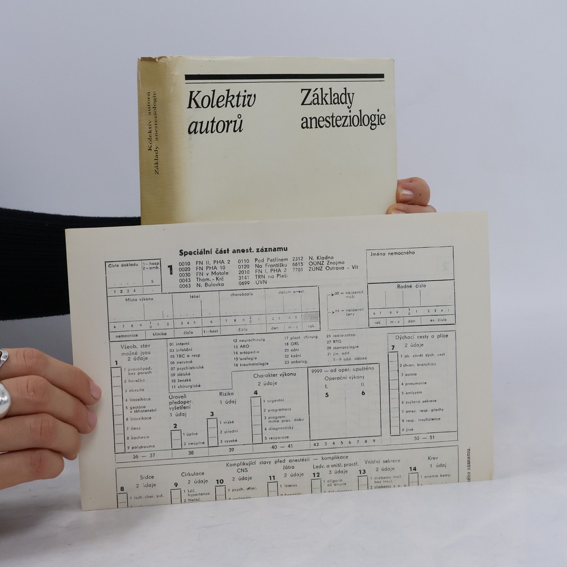 Various authors Základy anesteziologie