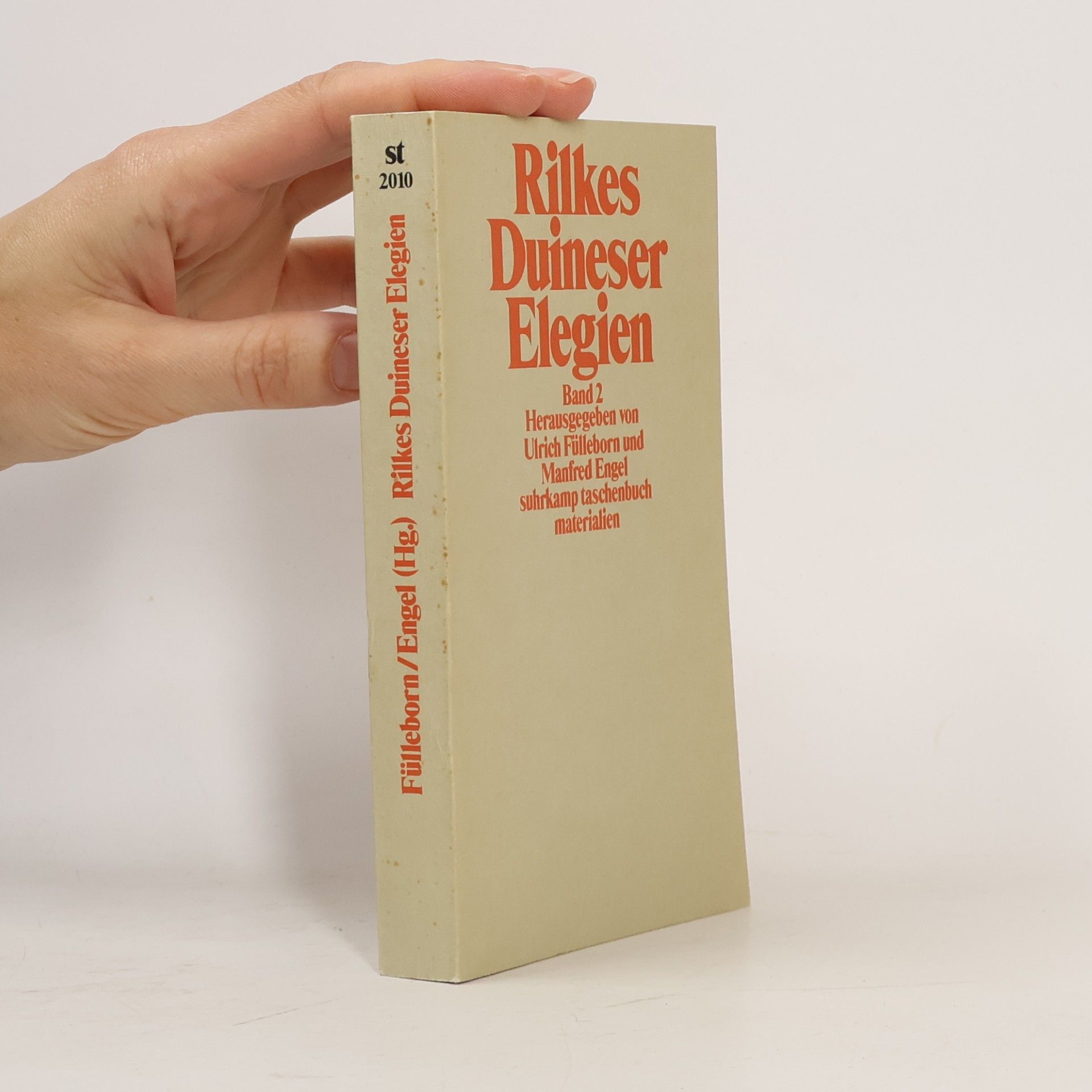 Ulrich Fülleborn Rilkes Duineser Elegien 2