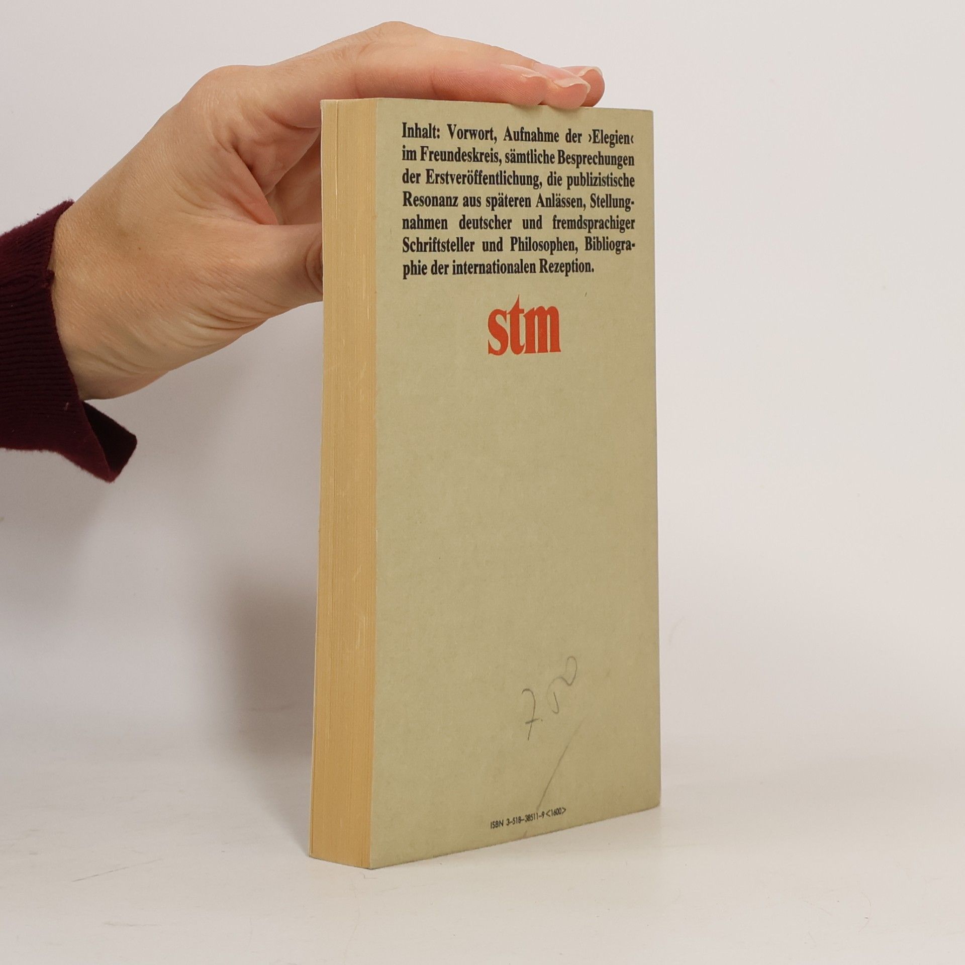 Rainer Maria Rilke Rilkes Duineser Elegien: Band 3