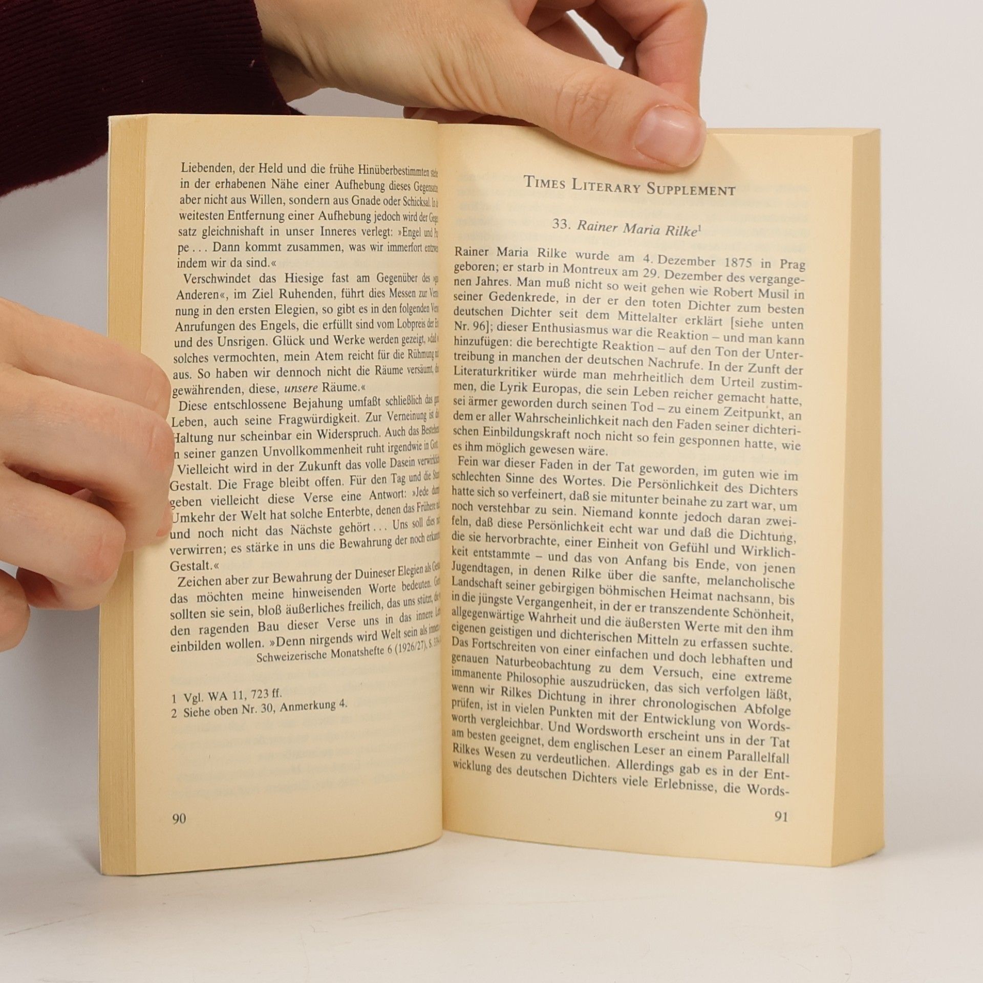 Rainer Maria Rilke Rilkes Duineser Elegien: Band 3