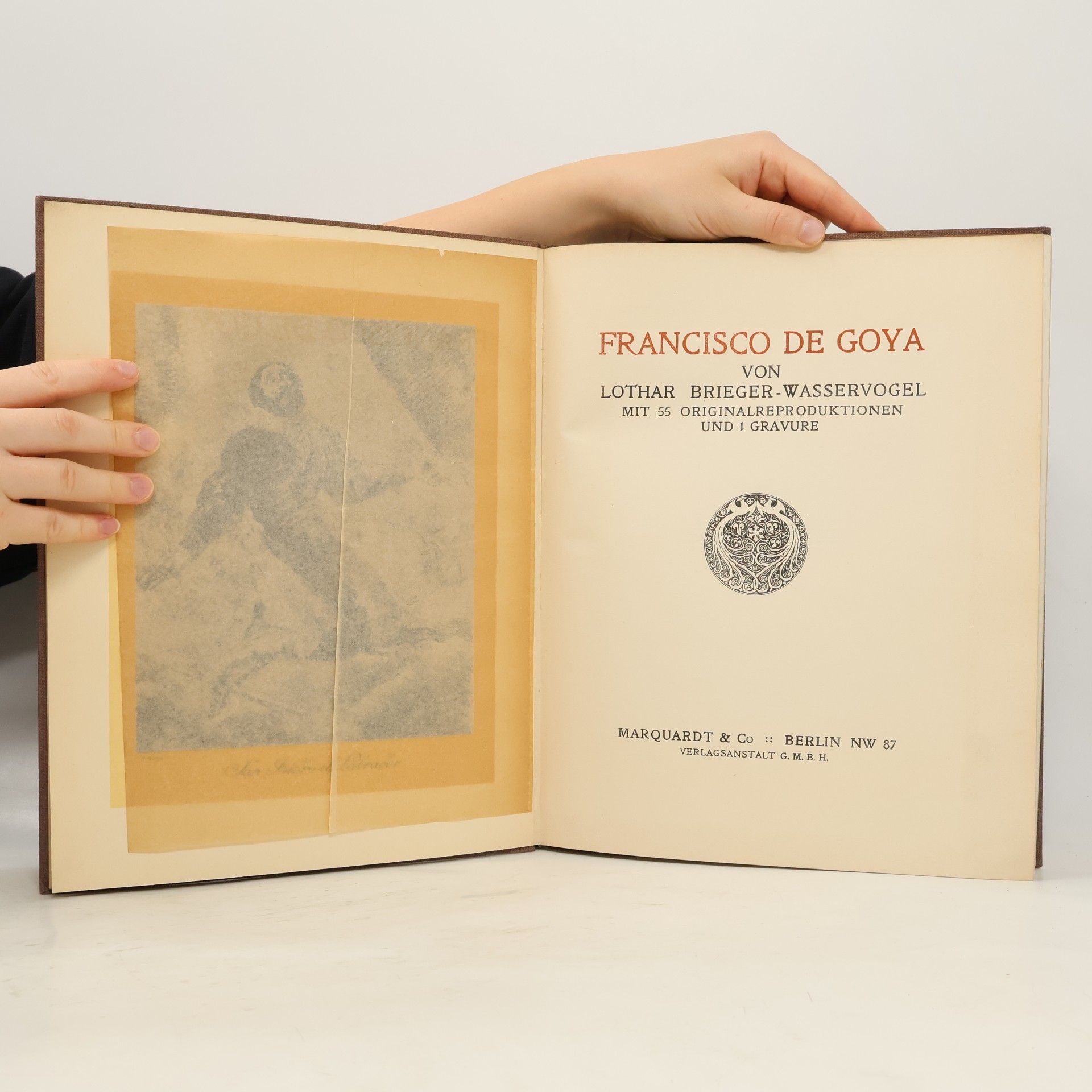 Lothar Von Brieger-Wasservogel Franzisco Goya