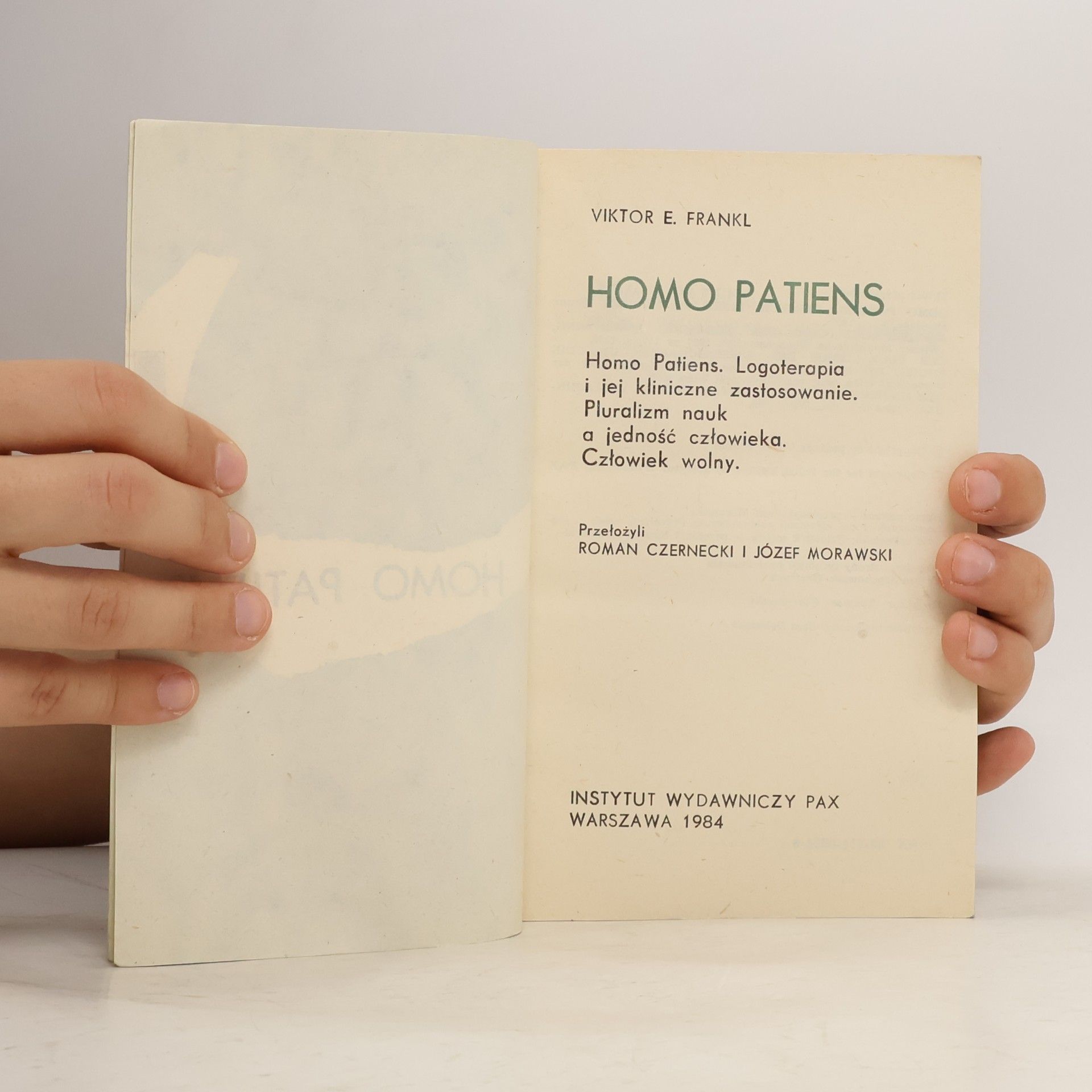 Viktor Frankl Homo patiens