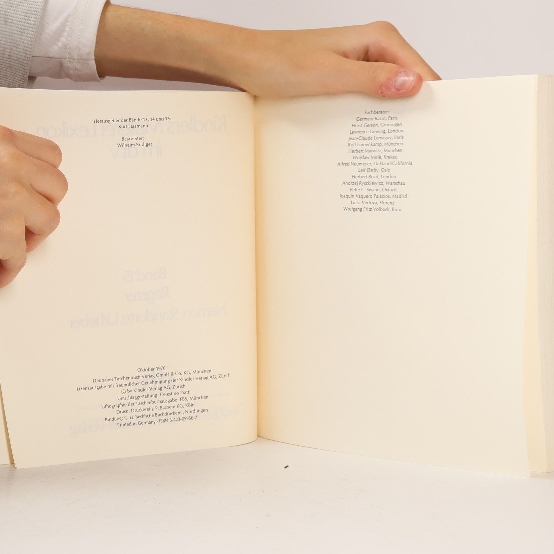 Celestino Piatti Kindlers Malerei Lexikon 1-15
