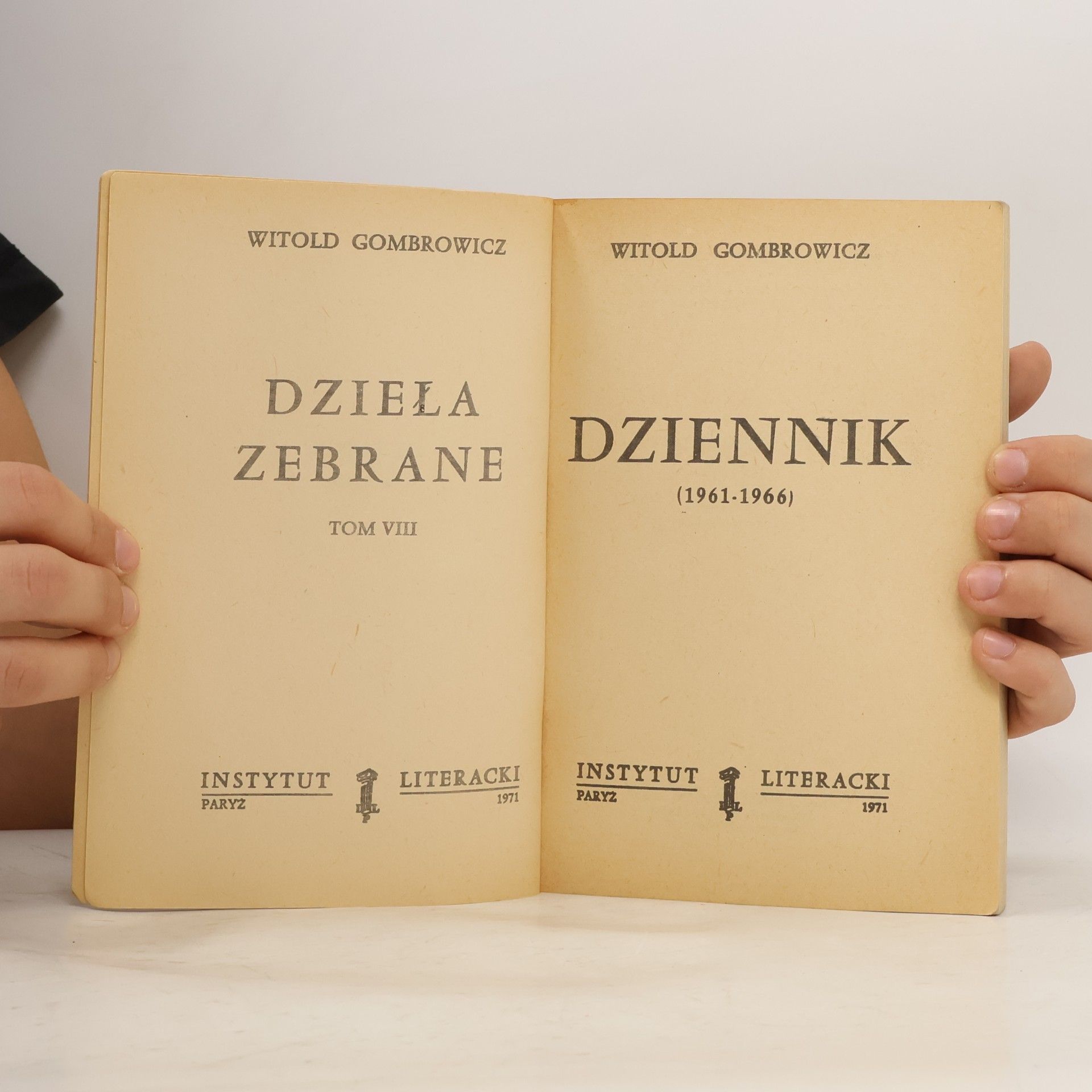 Witold Gombrowicz Dziennik 1961-1966