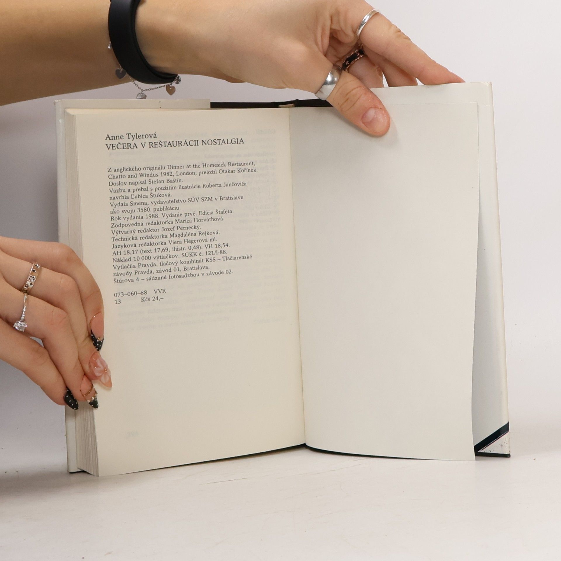 Anne Tyler Večera v reštaurácii Nostalgia