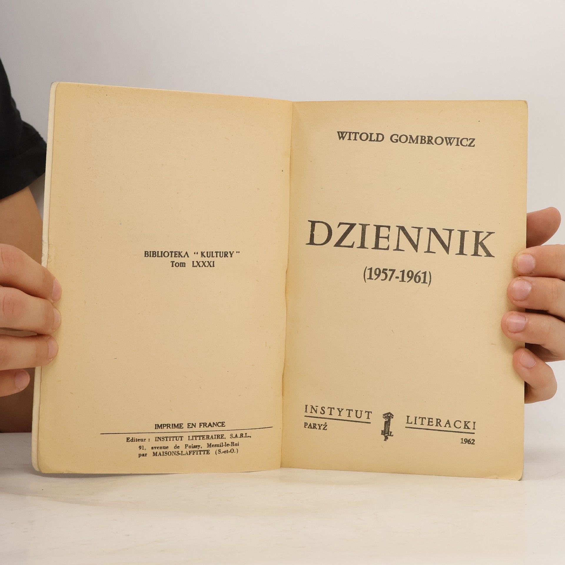 Witold Gombrowicz Dziennik