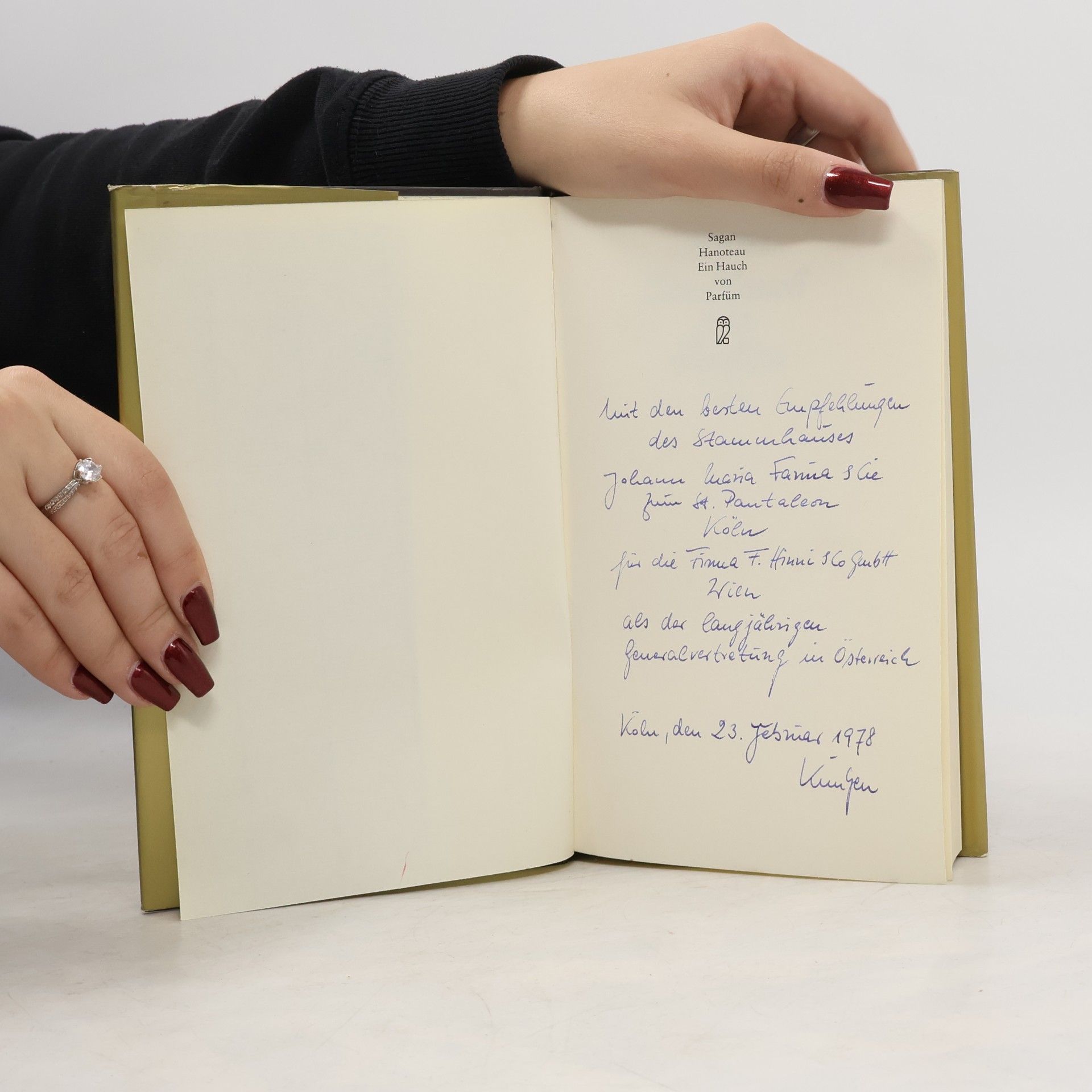 Françoise Sagan Ein Hauch von Parfüm