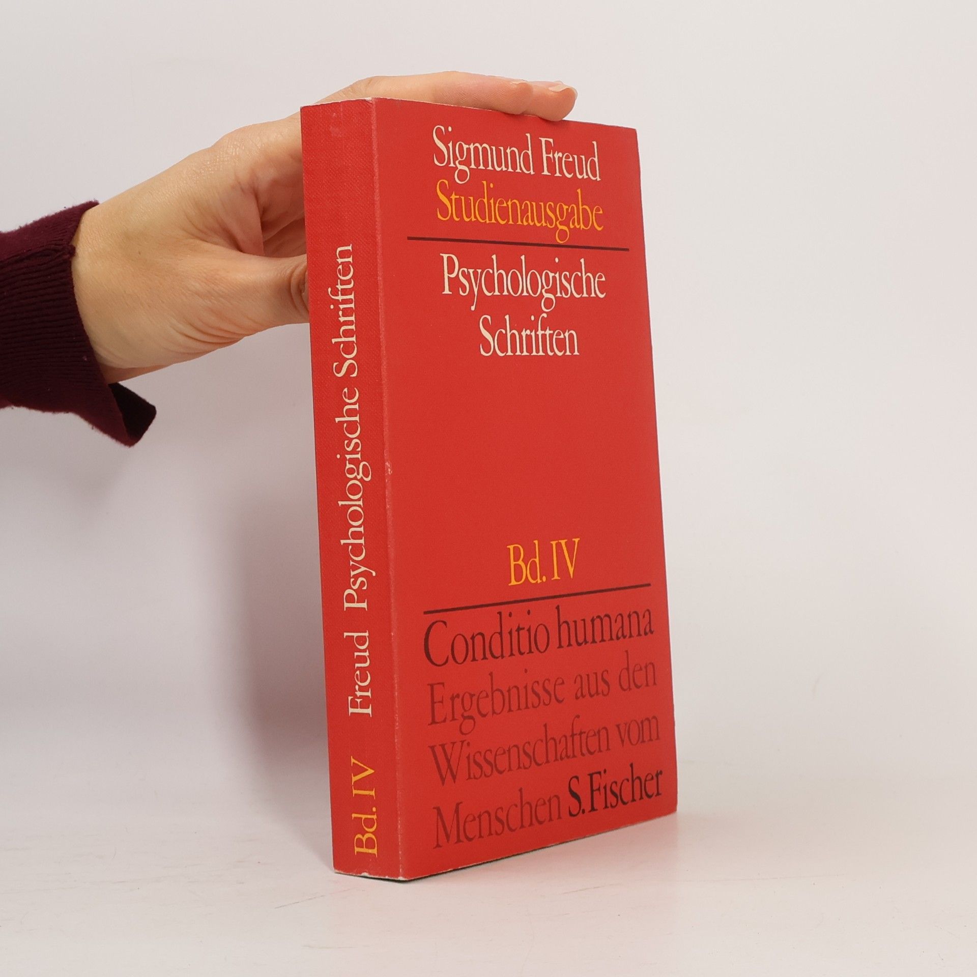 Sigmund Freud Psychologische Schriften Bd. IV