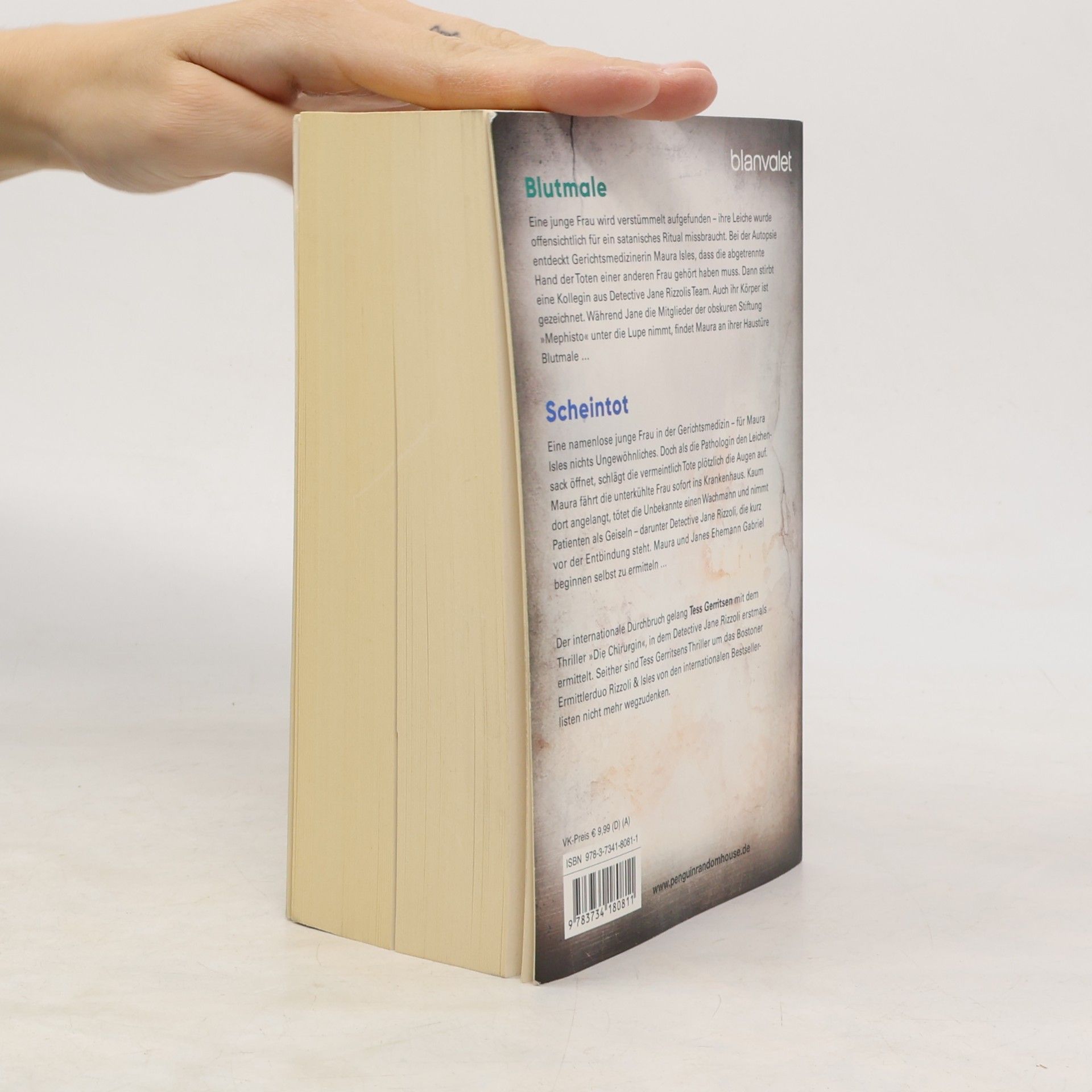 Tess Gerritsen Scheintot. Blutmale