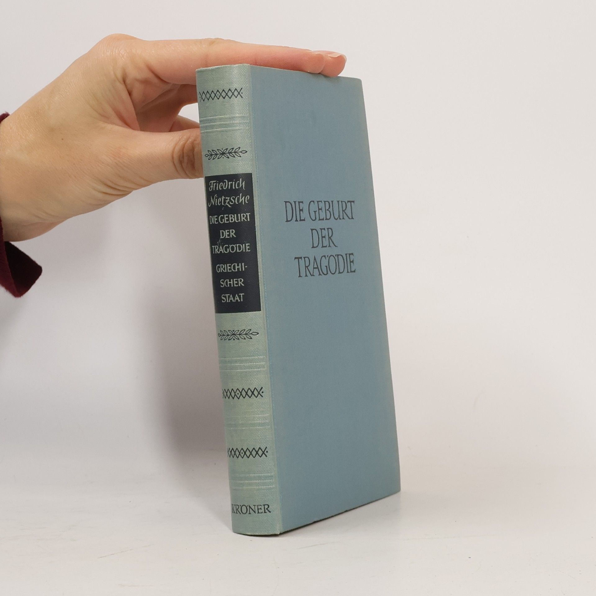 Friedrich Nietzsche Die Geburt der Tragodie